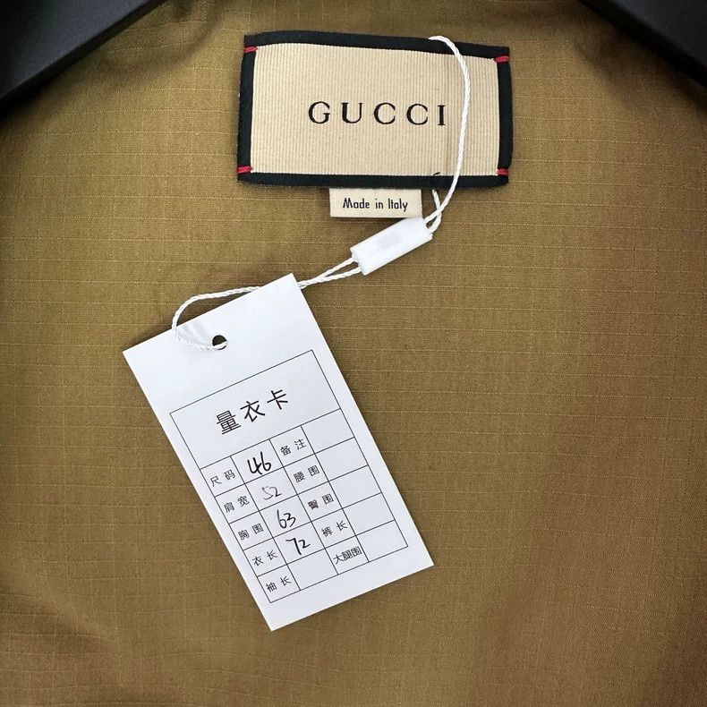 Gucci GucciKhaki orange color-blocked down jacket 2503-Nextarrow Size US S / EU 44-46 / 1 - 5 Thumbnail