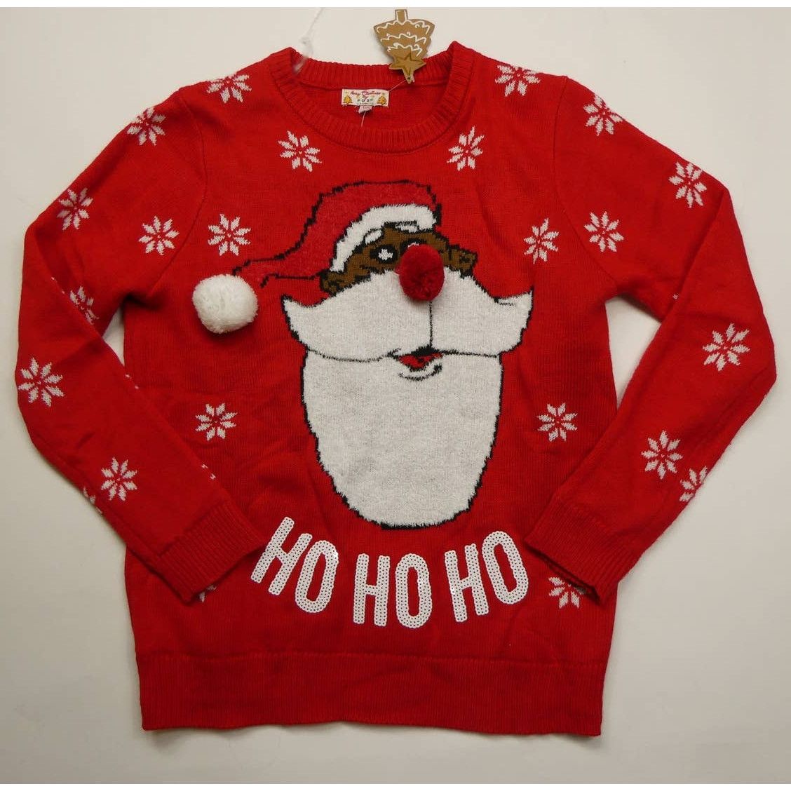 Other Santa HO HO HO by POOF sweater, medium, NEW WITH TAGS Size M / US 6-8 / IT 42-44 - 1 Thumbnail