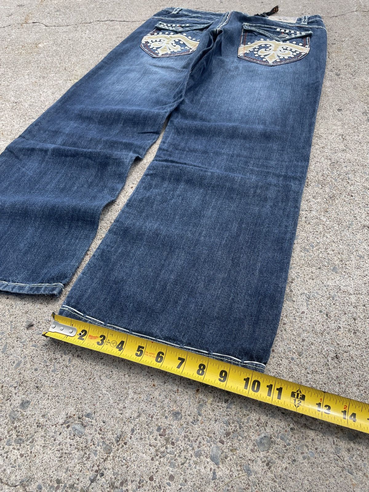 Other Riflessie Embroidered y2k Baggy Denim Size US 36 / EU 52 - 11 Thumbnail