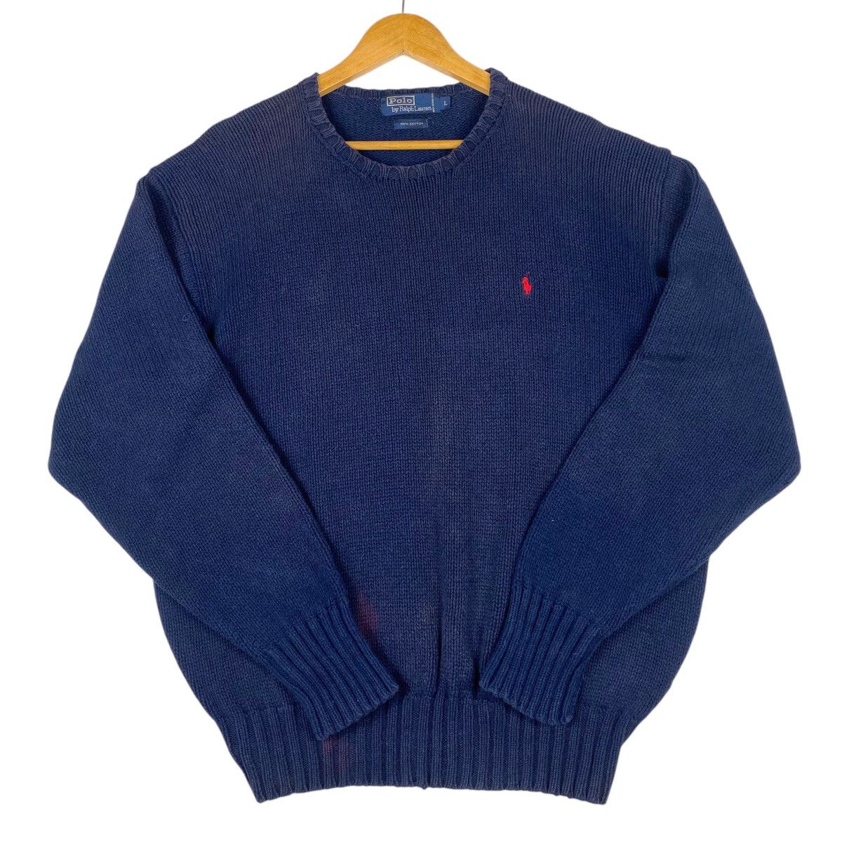 Polo Ralph Lauren × Vintage 💥 VTG POLO RALPH LAUREN BAGGY SUNFADED SWEATSHIRT Size US XL / EU 56 / 4 - 8 Thumbnail