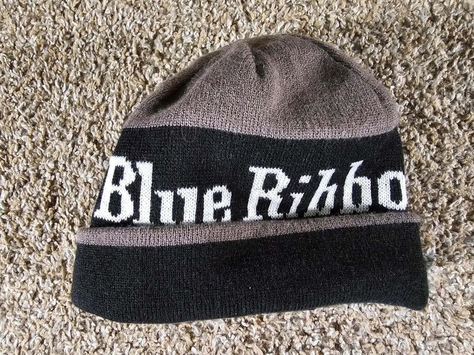 Designer Pabst Blue Ribbon winter hat beanie 100% ACRYLIC Size ONE SIZE - 2 Thumbnail