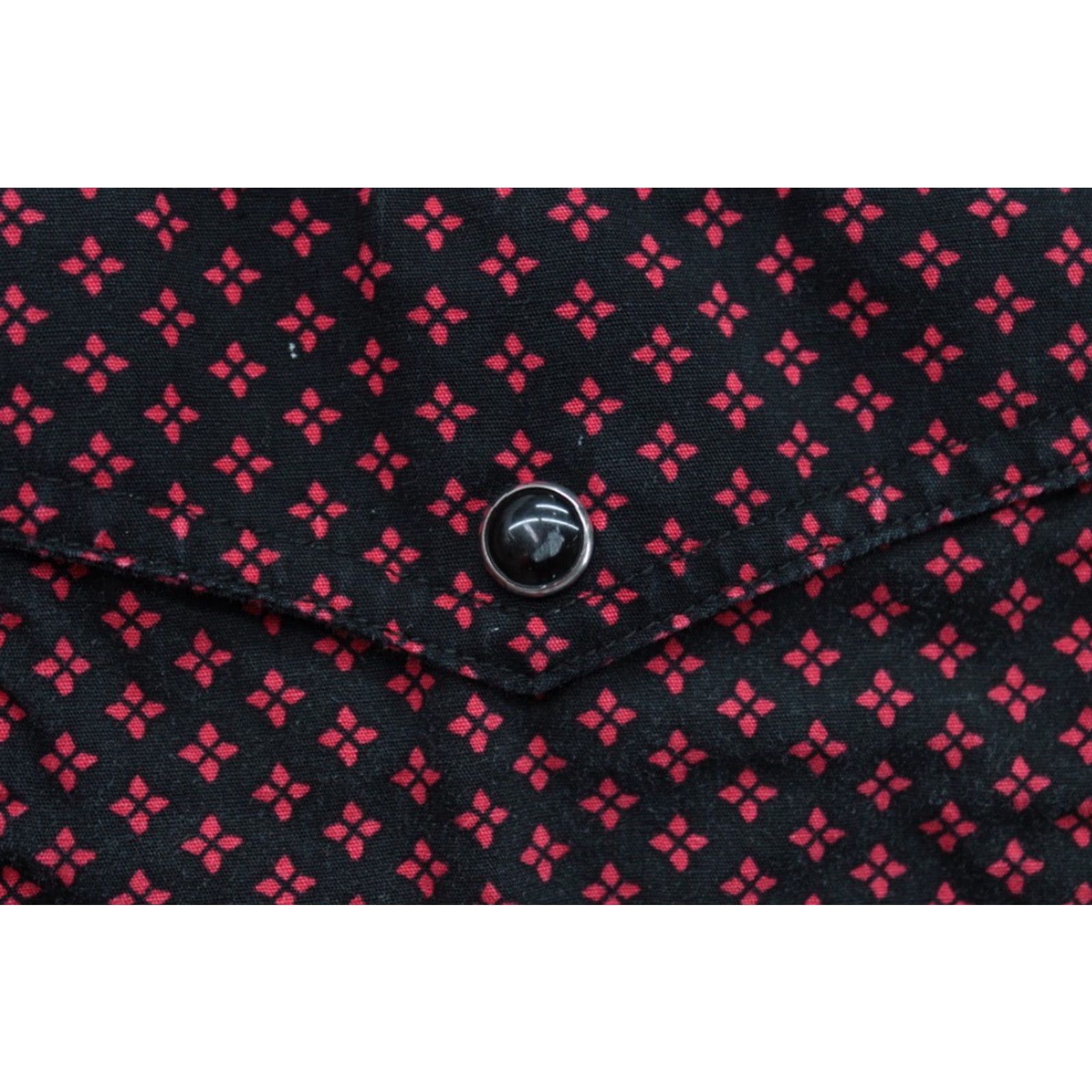 Roper VINTAGE Roper Western Wear Shirt Mens Small Red Black Geometric Pearl Snaps Cowboy Rodeo Size US S / EU 44-46 / 1 - 2 Thumbnail