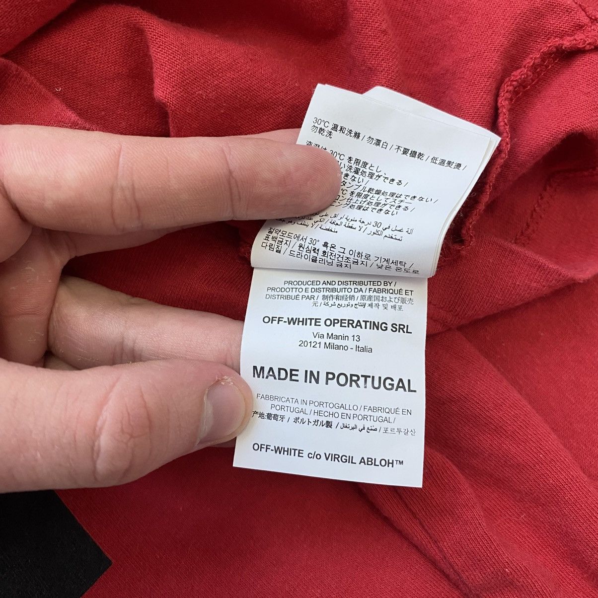 Off-White Luxury Off White Big Graphic Logo y2k designer tee Size US S / EU 44-46 / 1 - 14 Thumbnail