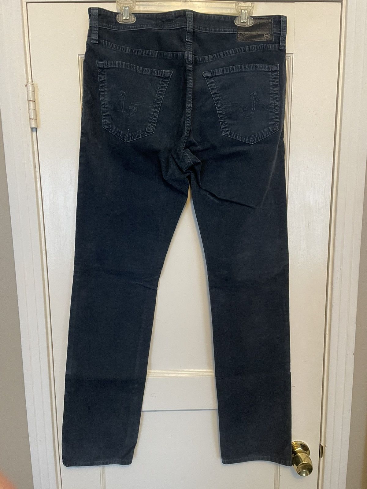 AG Adriano Goldschmied Blue Corduroy Pants Size US 34 / EU 50 - 2 Thumbnail