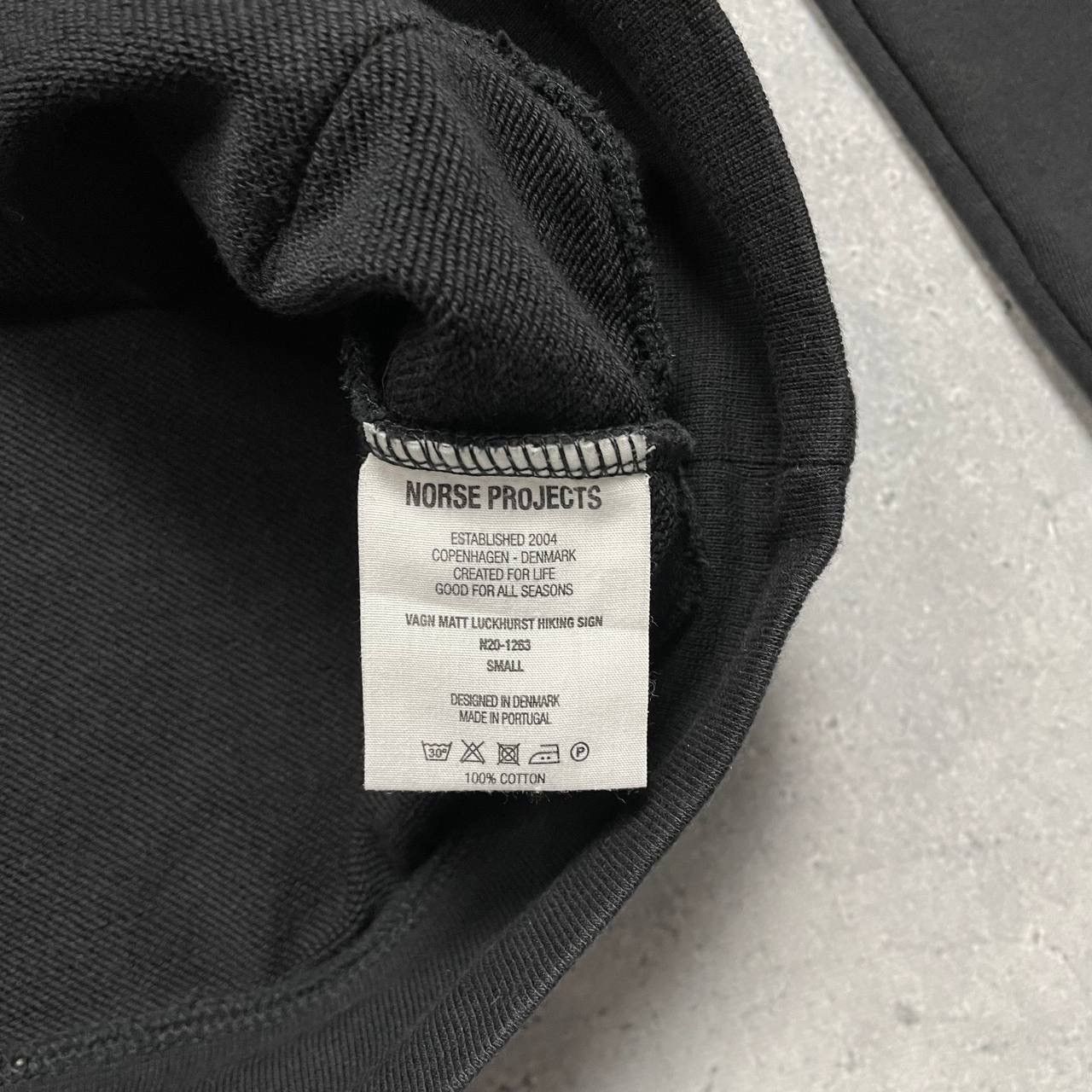 Norse Projects Norse Project by Matt Luckhurst Hiking Sign Hoodie Black Size US S / EU 44-46 / 1 - 4 Thumbnail