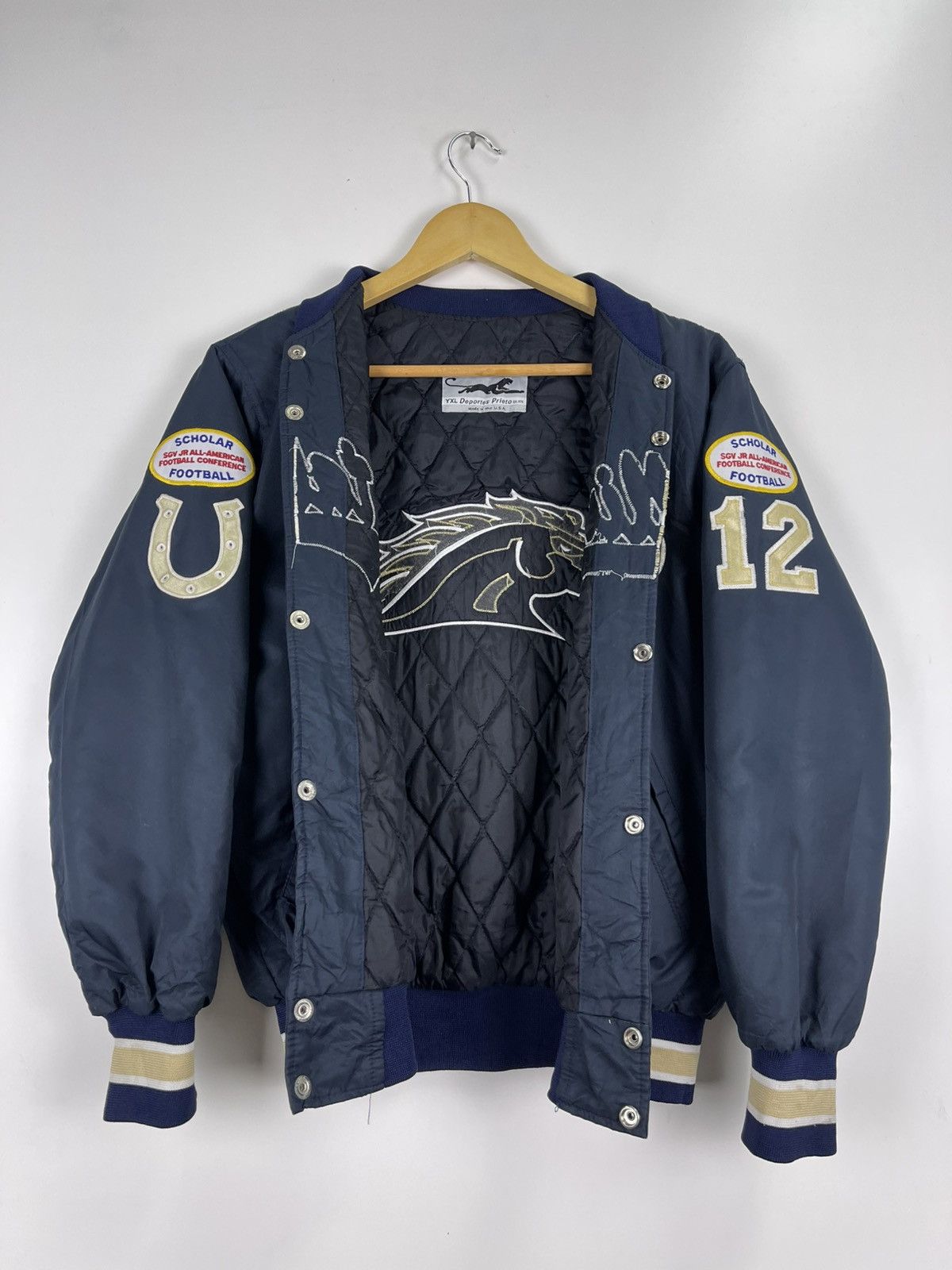 Other Vintage YXL Deportes Prieto Bomber Jacket Size US M / EU 48-50 / 2 - 13 Thumbnail