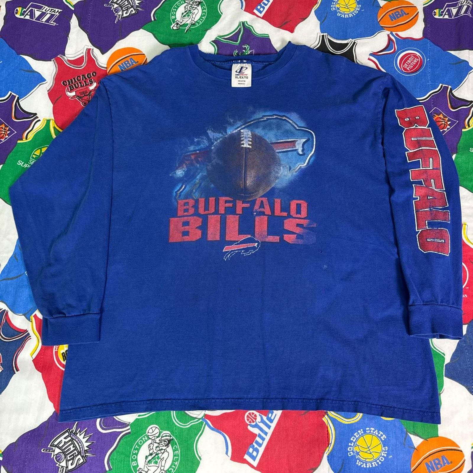 NFL × Vintage VTG Buffalo Bills NFL Super Bowl Mens Sz X-Large LS T-Shirt Size US XL / EU 56 / 4 - 1 Thumbnail