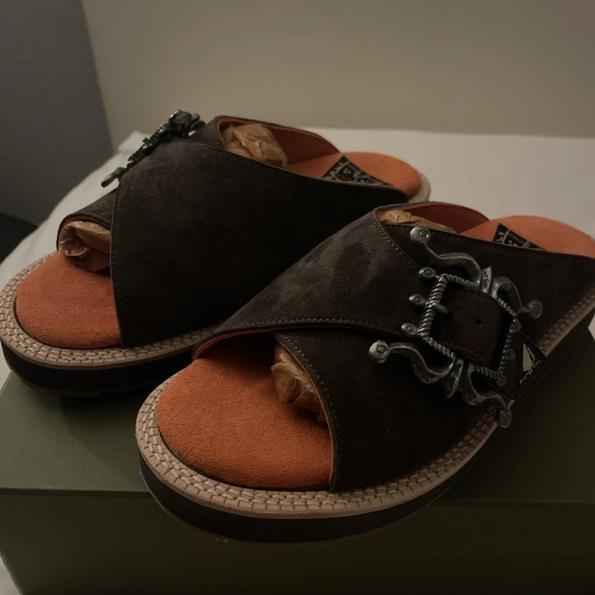 Kapital Kapital Leather Atlas Buckle Pueblo Sandals Size US 9.5 / EU 42-43 - 1 Thumbnail