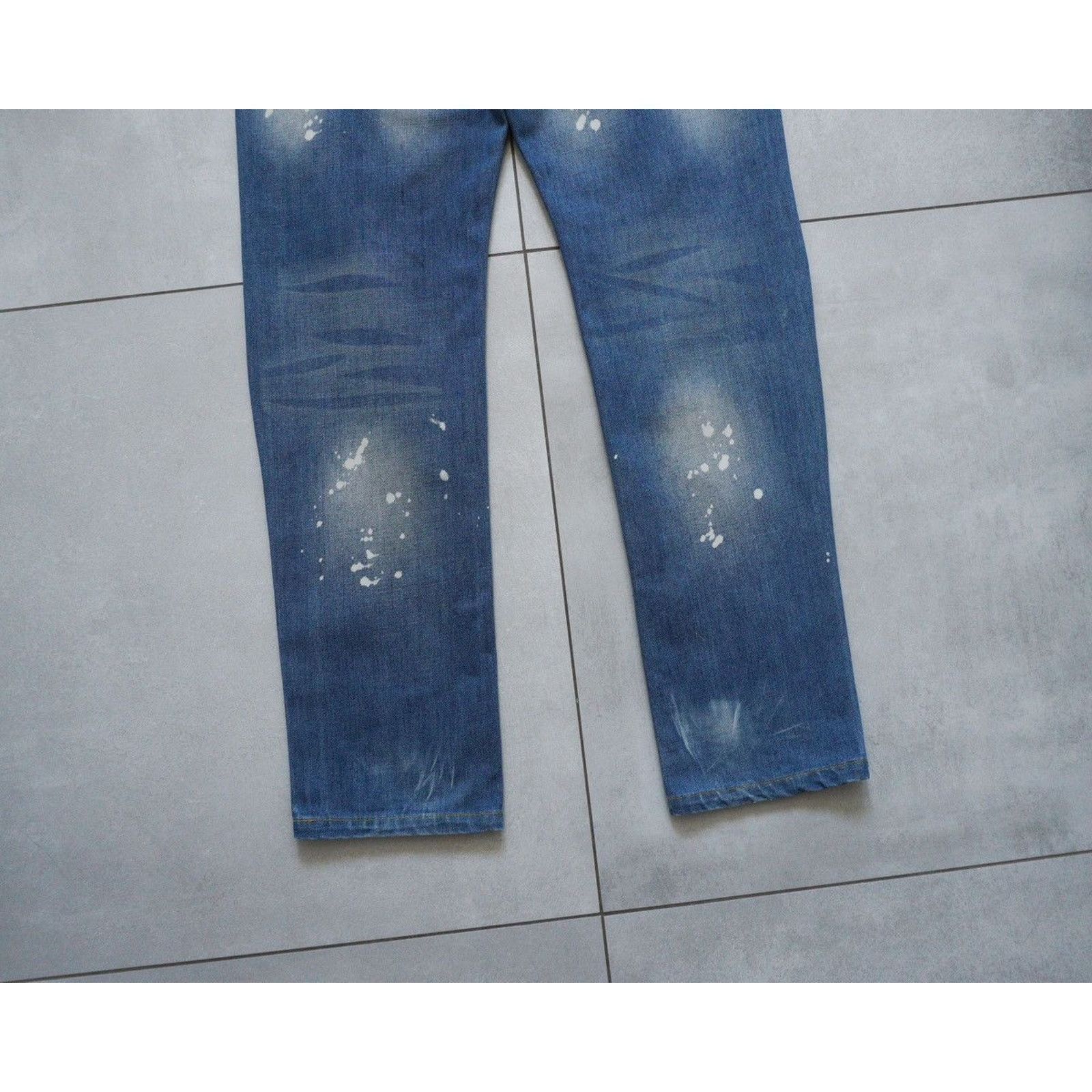 Dolce & Gabbana Dolce gabbana blue distressed vintage denim pants jeans Size US 34 / EU 50 - 6 Thumbnail