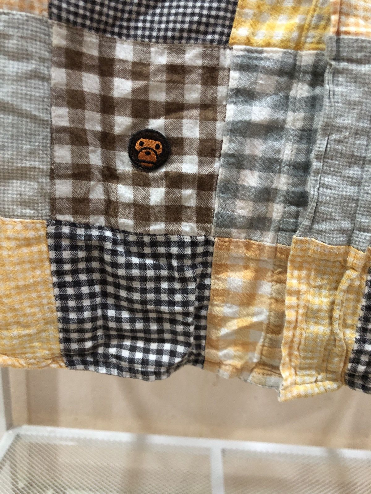 Bape OG 2005 Baby Milo Patchwork Double Pocket Shirts Size US M / EU 48-50 / 2 - 4 Thumbnail
