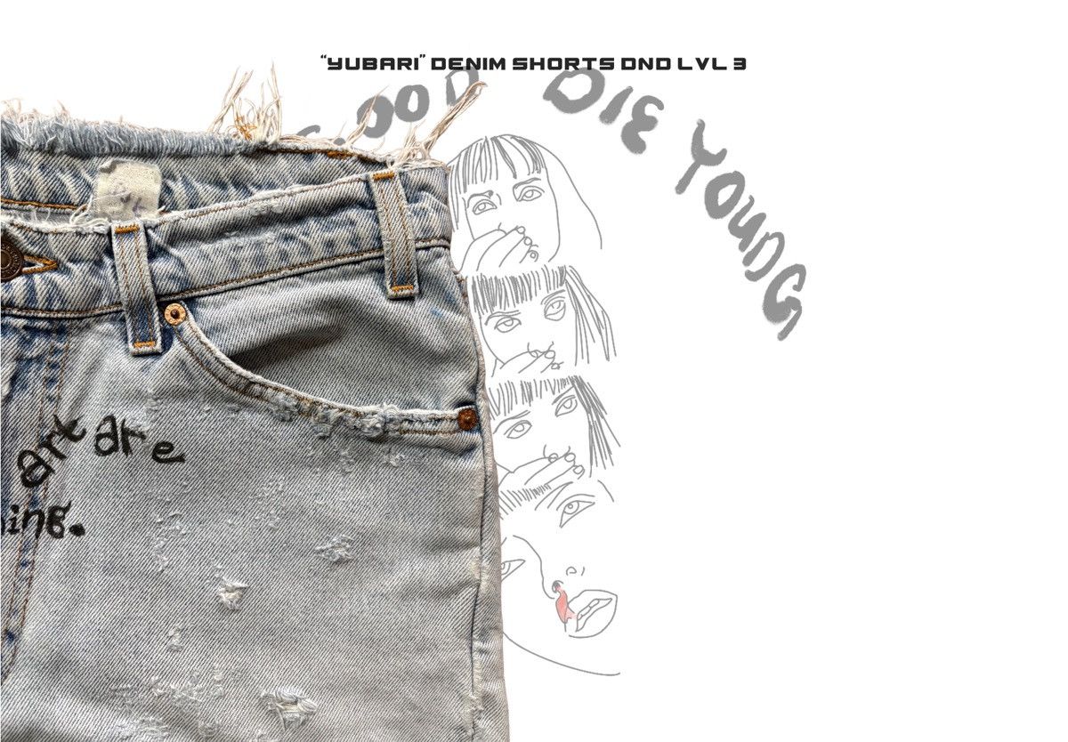 Other “Yubari” DND LVL 3 Denim SHORTS Size US 32 / EU 48 - 4 Thumbnail