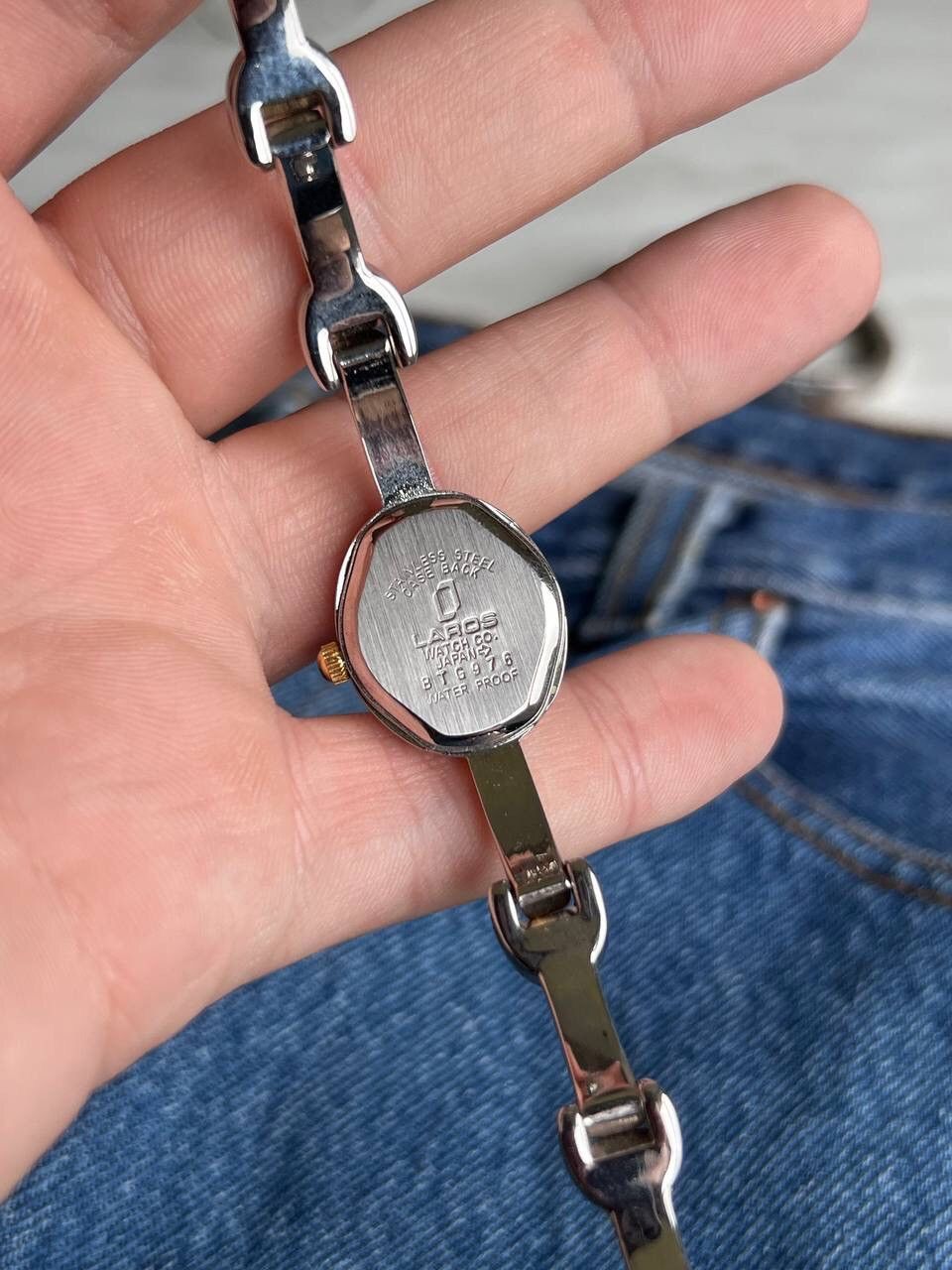 Japanese Brand × Vintage Vintage Japanese style futuristic Silver Chrome Design Watch Size ONE SIZE - 6 Thumbnail