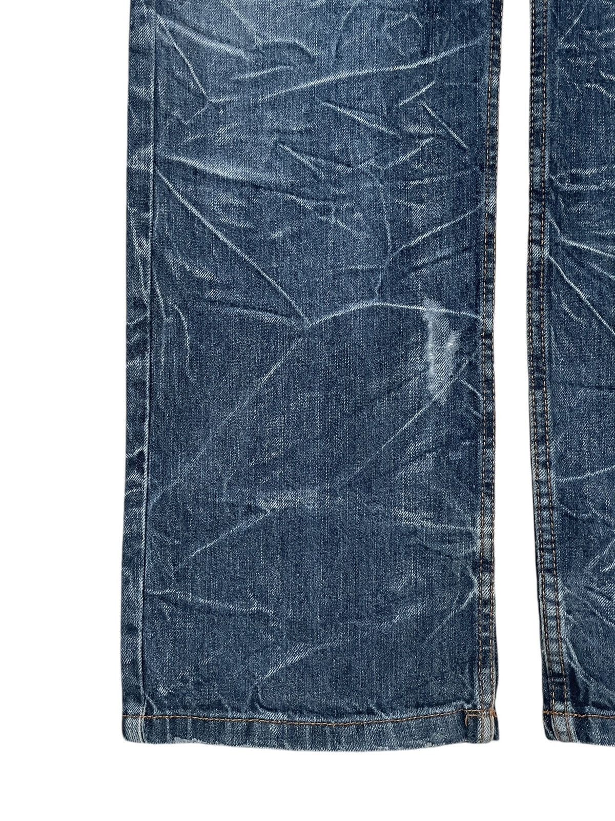 If Six Was Nine × Japanese Brand × Le Grande Bleu (L.G.B.) Vintage Japanese Brand Nylaus Double Waist Jeans 1990s Size US 33 - 3 Thumbnail