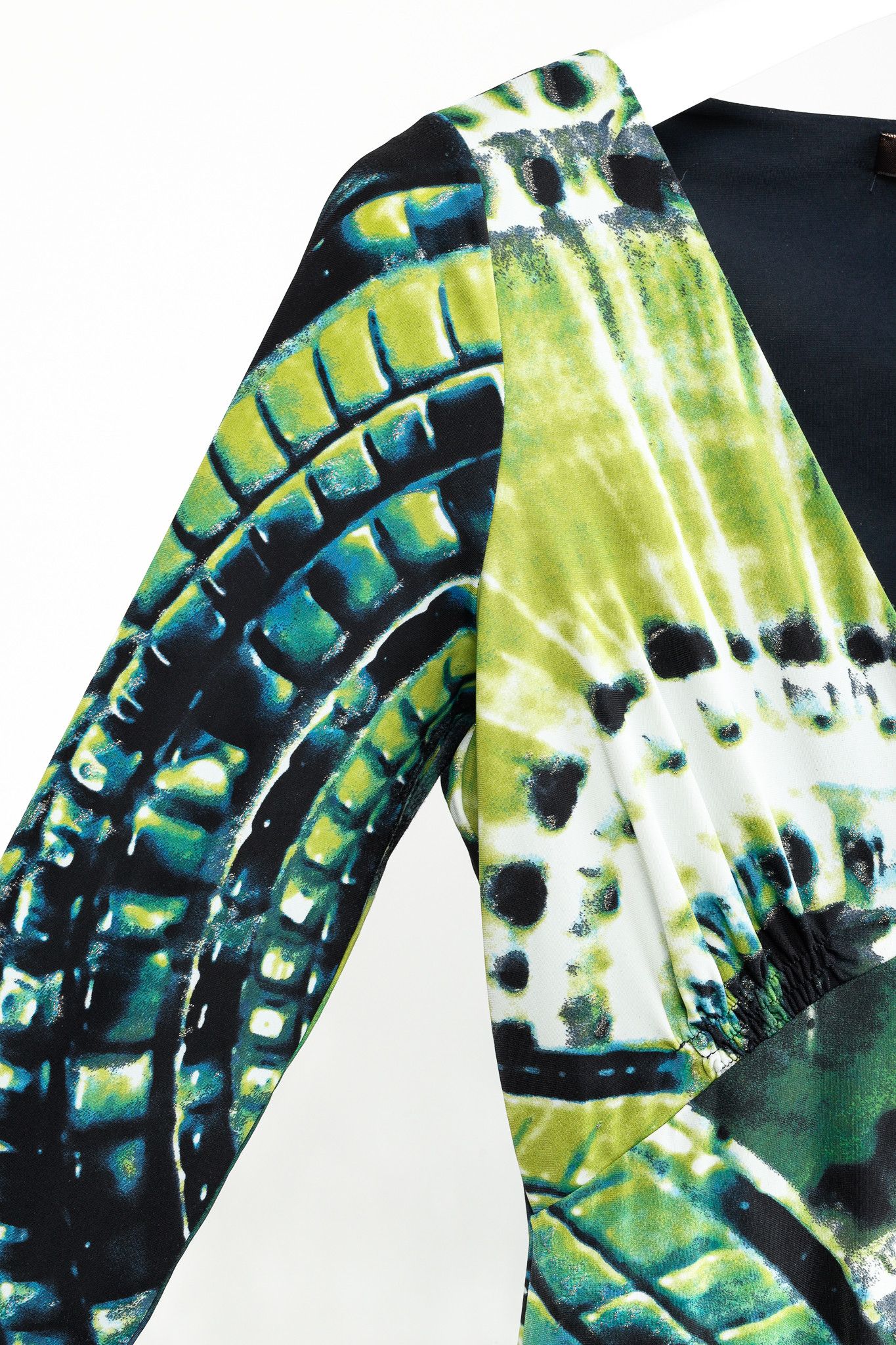 Roberto Cavalli Roberto Cavalli Printed Jersey 3/4-Sleeve Bodycon Dress Size S / US 4 / IT 40 - 4 Thumbnail