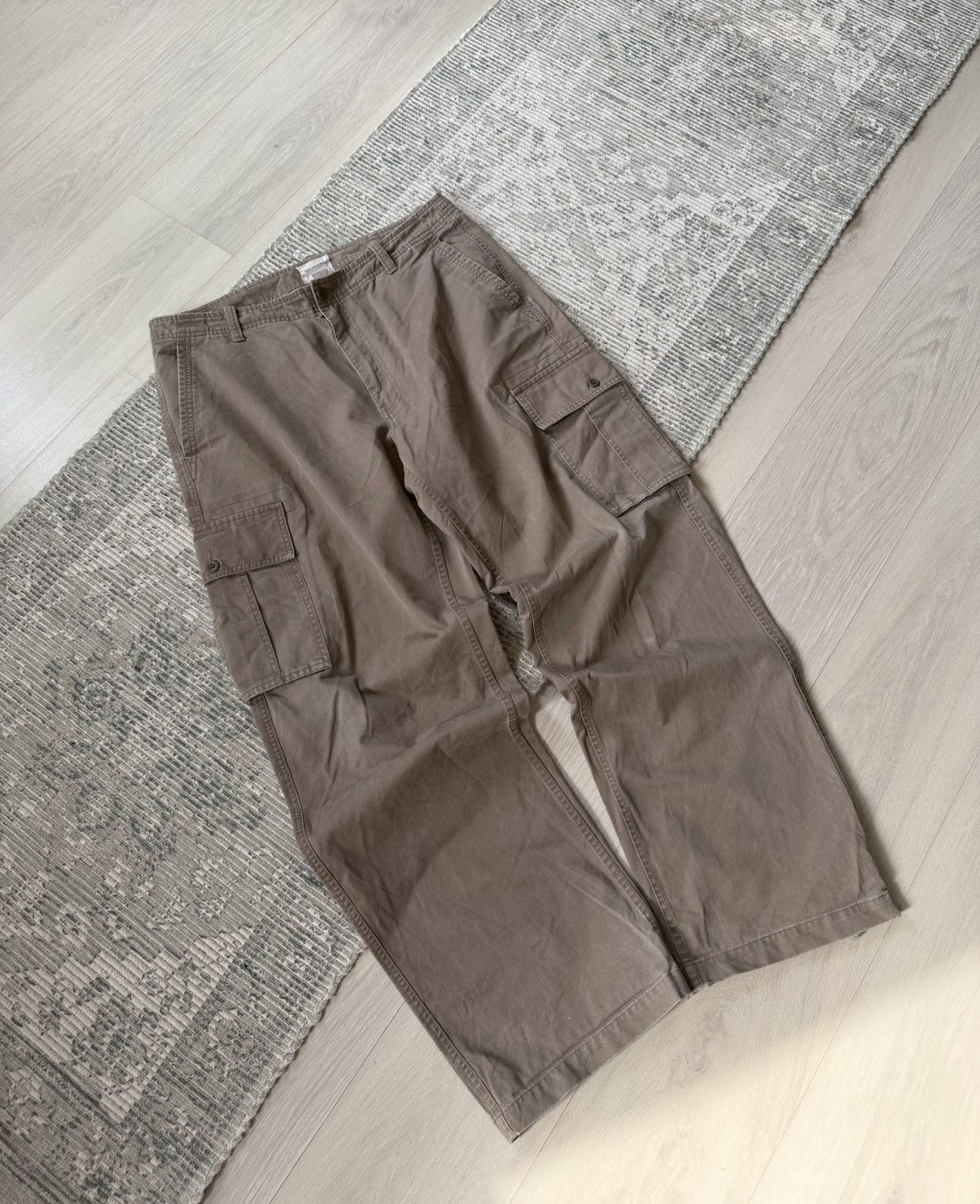 Gap Vintage Baggy Gap Cargo Pants Brown Mens Carhartt Style Size US 36 / EU 52 - 2 Thumbnail