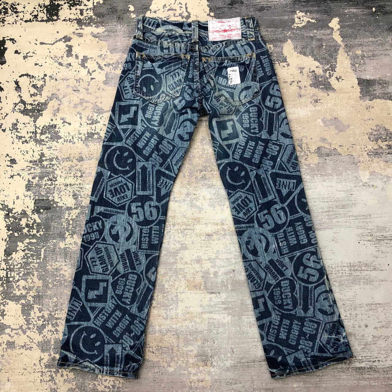 Japanese Brand P443 CO&LU JAPAN FULLPRINT DENIM Size 28" / US 6 / IT 42 - 2 Thumbnail