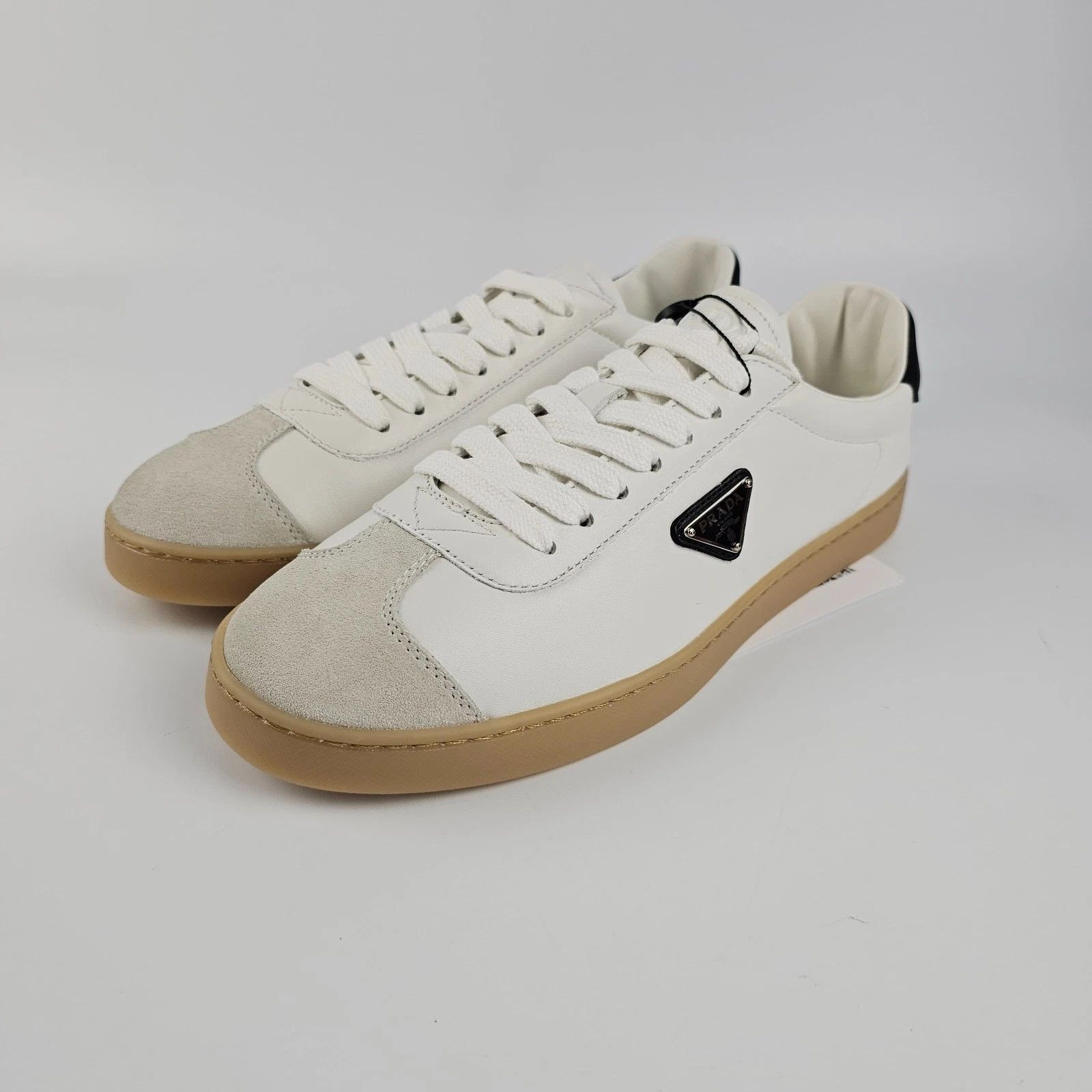Prada PRADA Lane White Sneakers New & Authentic Size US 6 / EU 39 - 1 Thumbnail