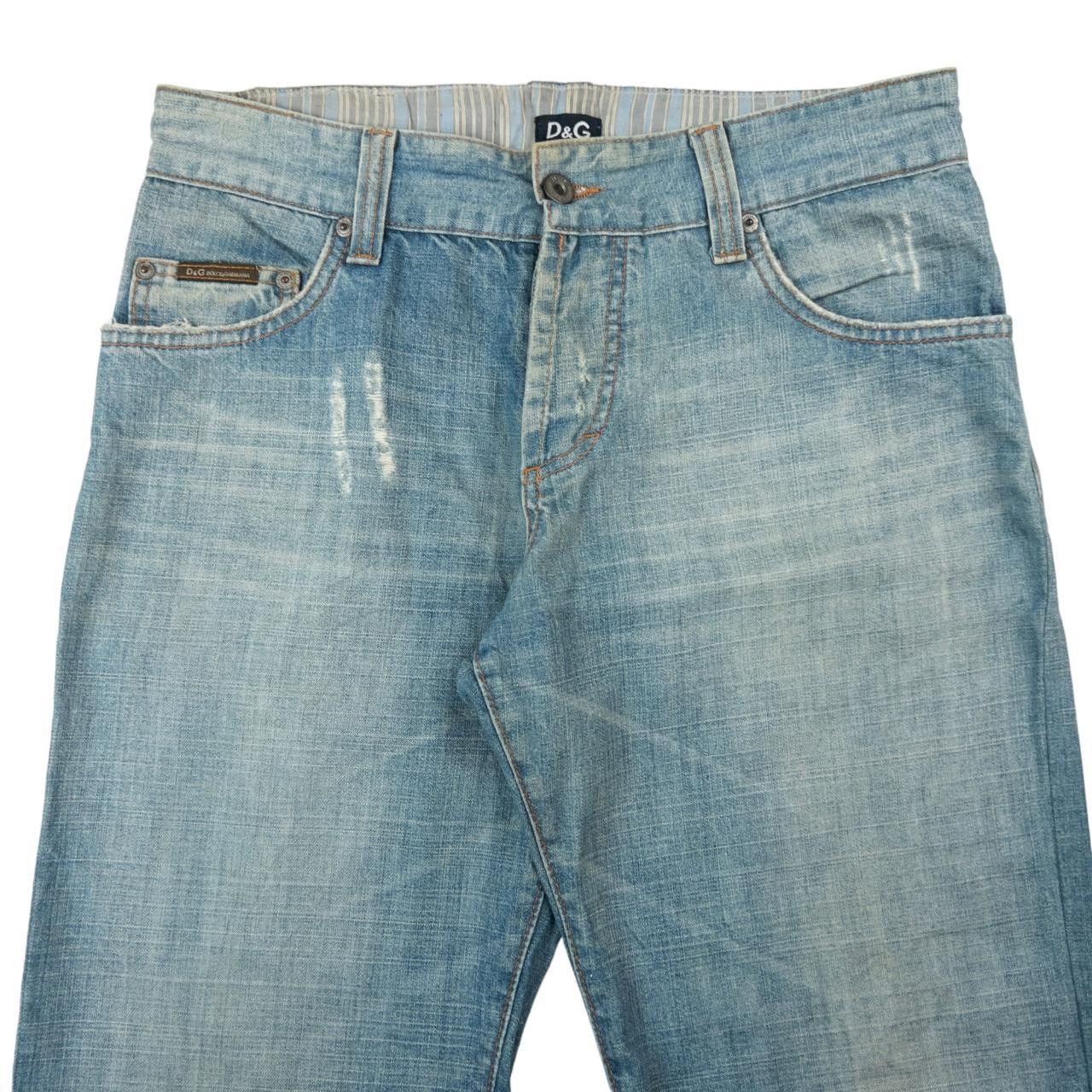 Dolce & Gabbana Vintage Dolce & Gabbana Embroidered Denim Jeans Size W31 Size US 31 - 4 Thumbnail