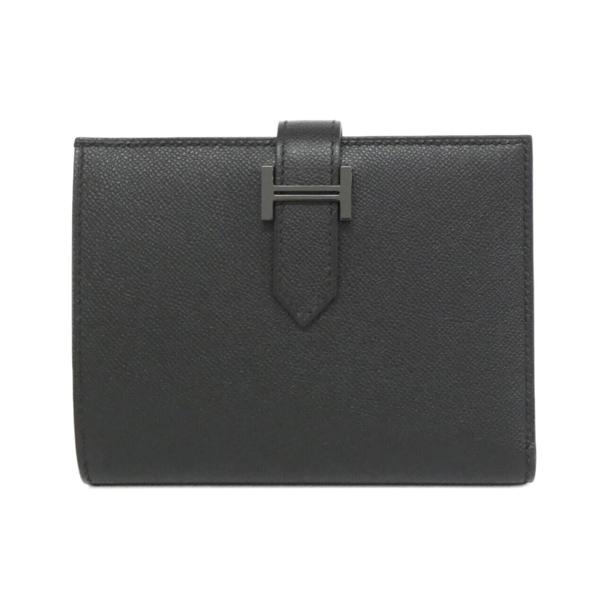 Hermes Hermes Bearn Compact Monochrome Wallet 085916CH Size ONE SIZE - 1 Thumbnail