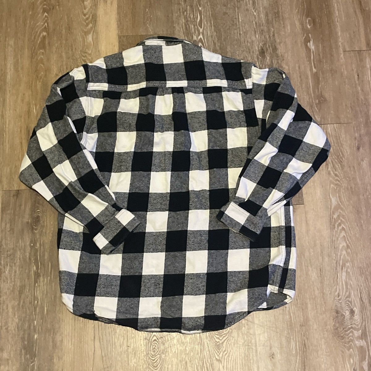 Field & Stream Heavyweight Black and White Flannel Size US L / EU 52-54 / 3 - 3 Thumbnail