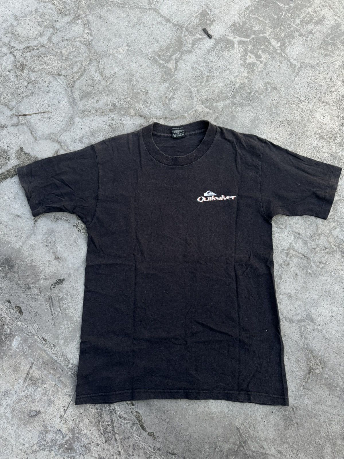Quiksilver 90s Vintage Quiksilver Skate Tshirt Size US S / EU 44-46 / 1 - 2 Thumbnail