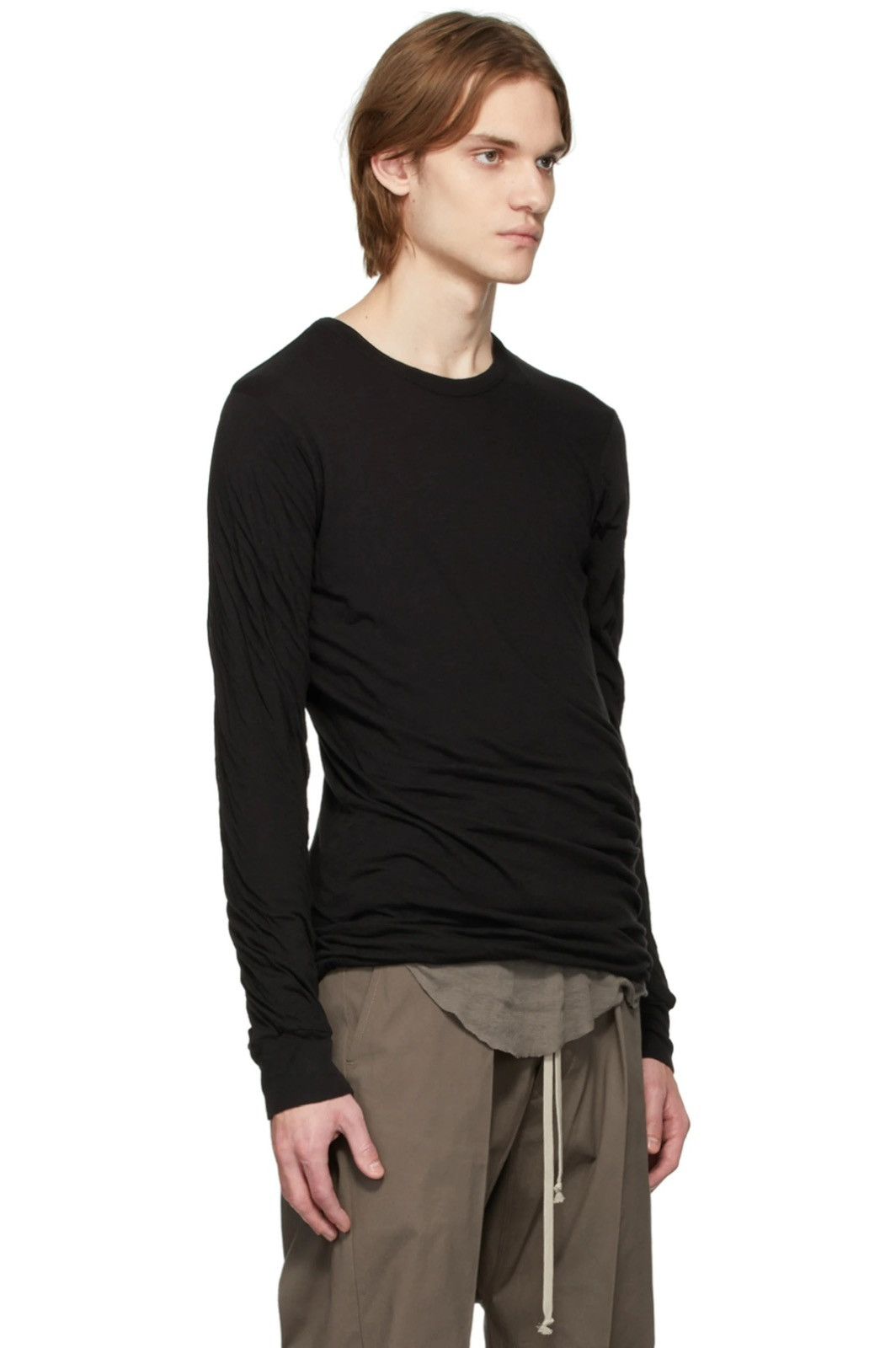 Rick Owens Double longsleeve t shirt Size US M / EU 48-50 / 2 - 2 Thumbnail