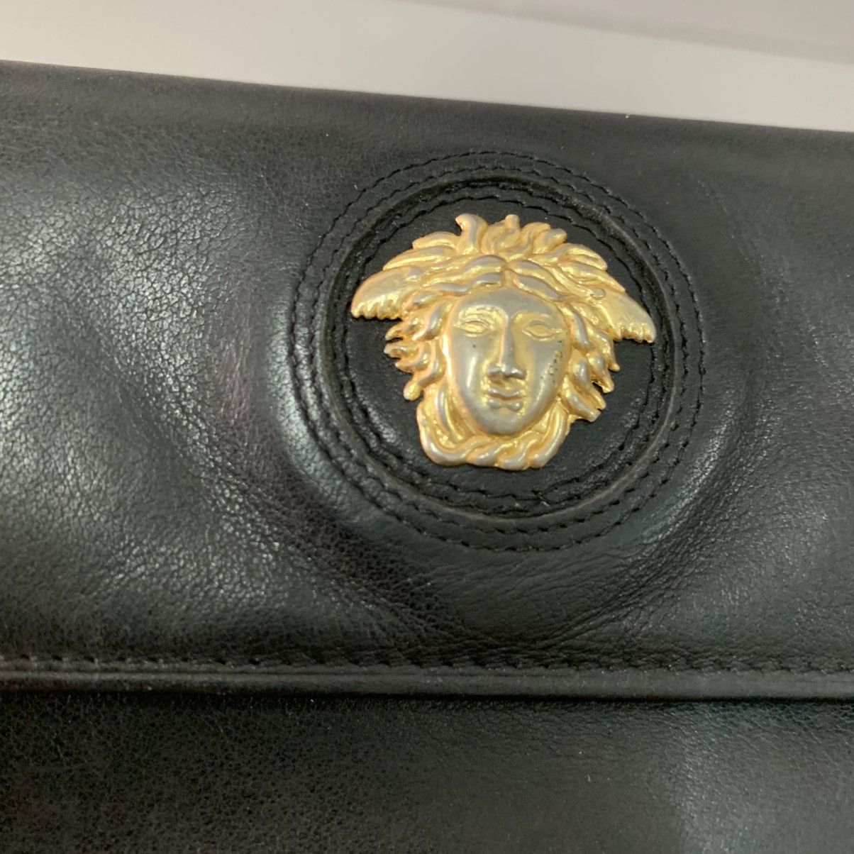 Versace Gianni Versace Black Leather Wallet Size ONE SIZE - 3 Thumbnail