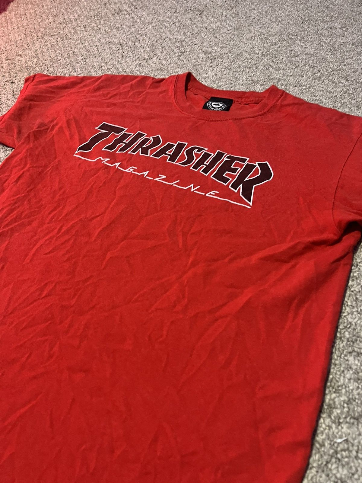 Thrasher × Vintage Thrasher Red Logo T shirt Size US M / EU 48-50 / 2 - 2 Thumbnail