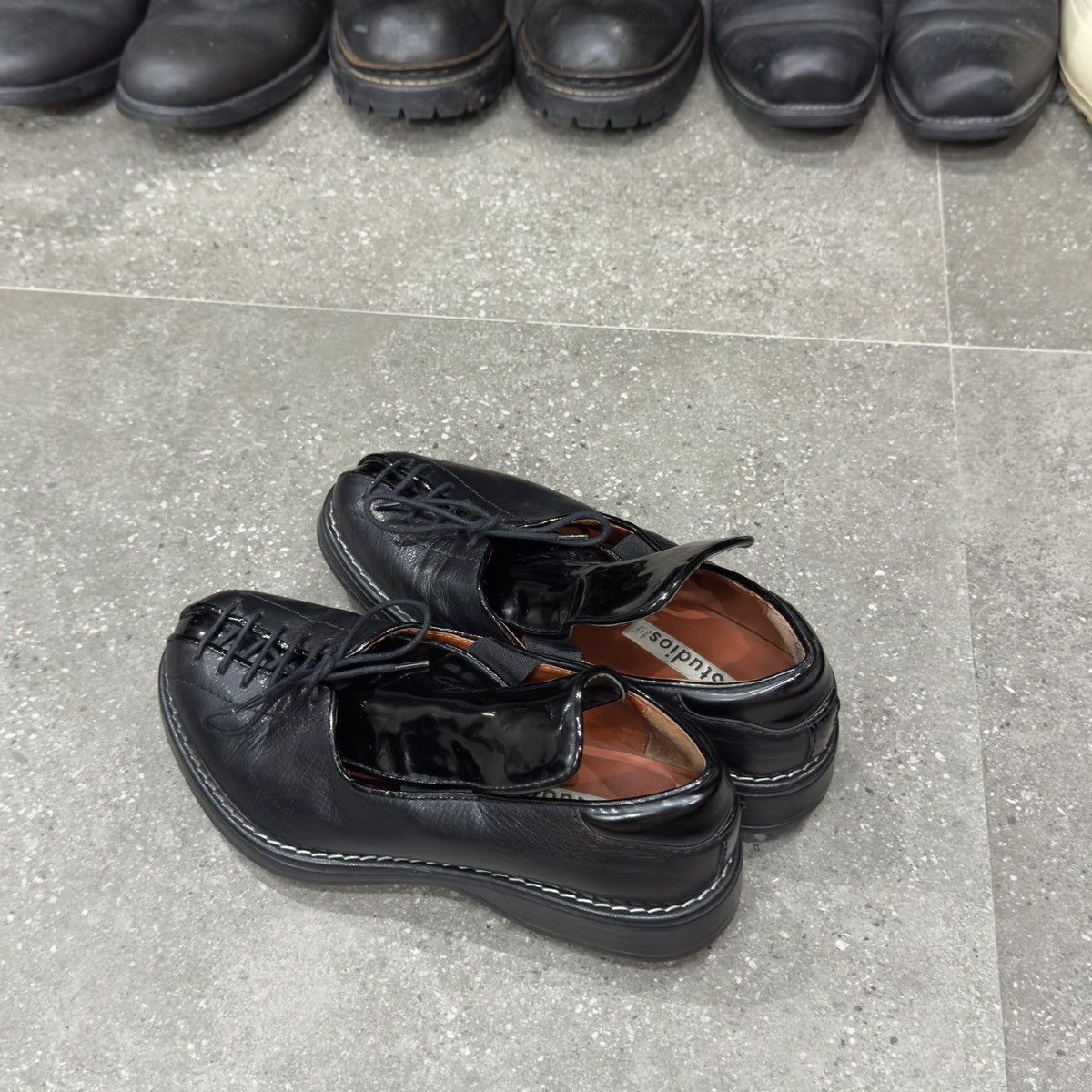 Acne Studios Acne Studios Front Lace Up Leather Shoes Size US 6 / IT 36 - 9 Thumbnail