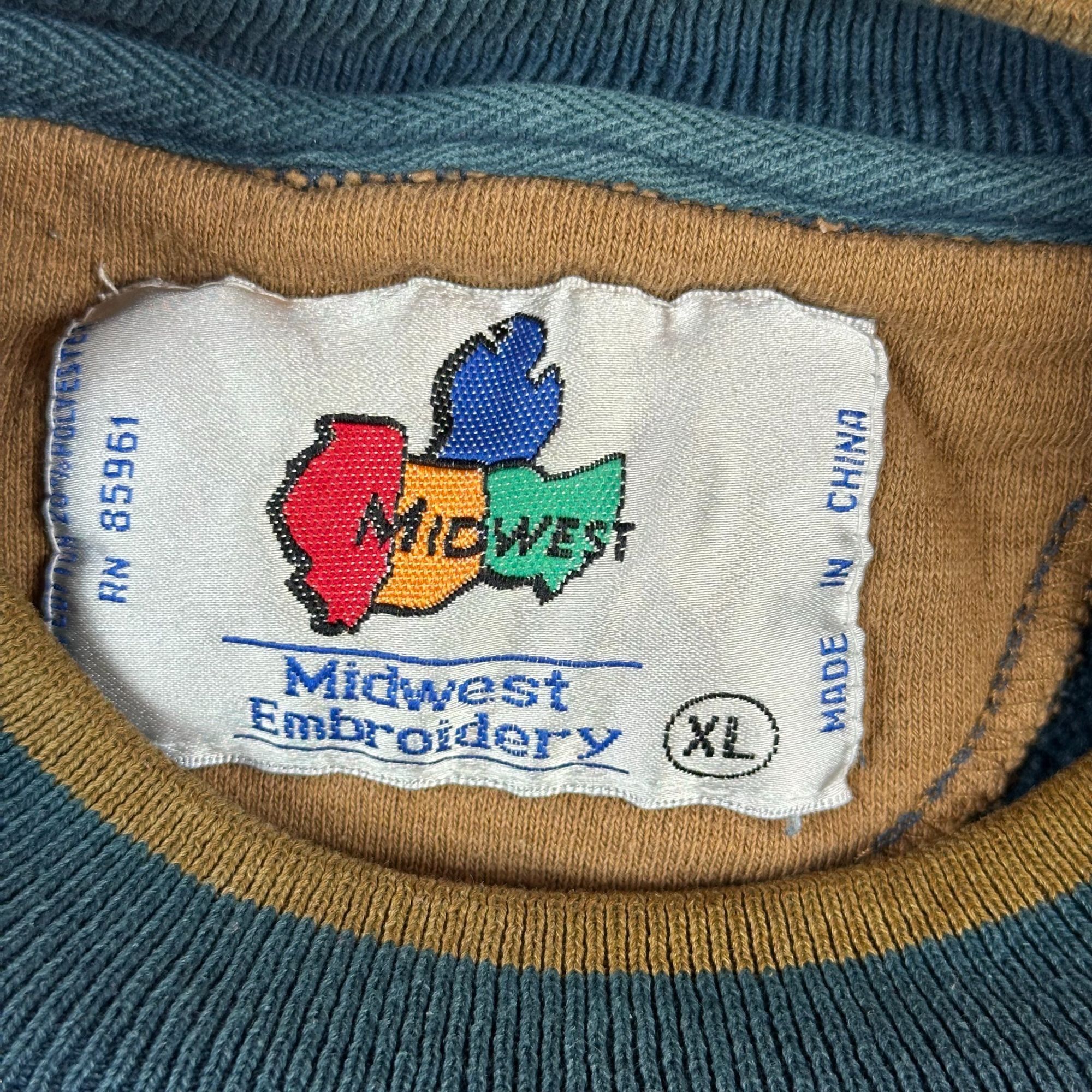 Vintage Vintage Pitt Panthers Sweatshirt XL By Midwest Embroidery Tw Size US XL / EU 56 / 4 - 3 Thumbnail
