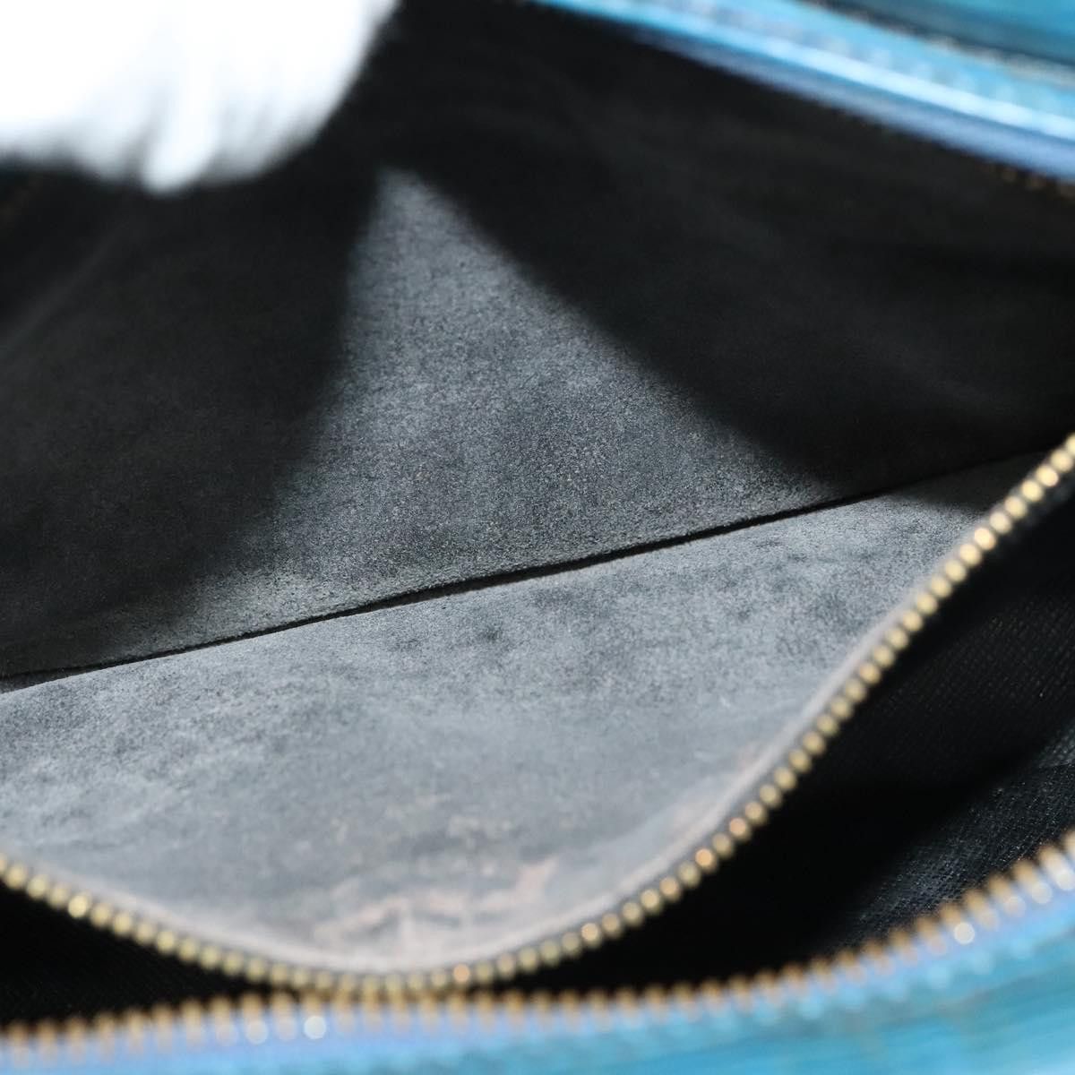 Louis Vuitton LOUIS VUITTON Epi June Feuille Shoulder Bag Blue M52155 Size ONE SIZE - 10 Thumbnail