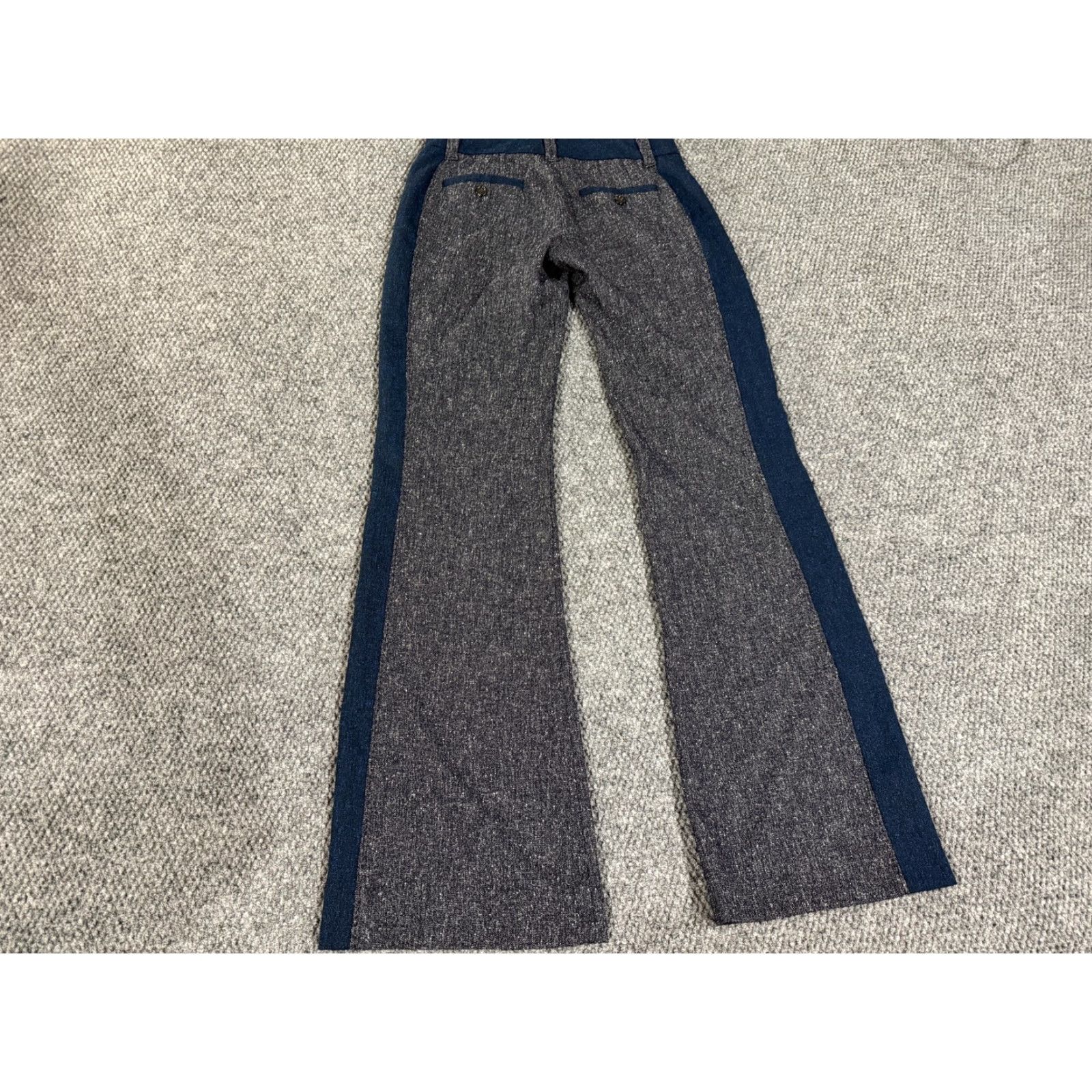 Brighton VINTAGE Elevenses The Brighton Tweed Flare Stretch Work Office Pants Womens 10 Gray Size 32" / US 10 / IT 46 - 7 Thumbnail