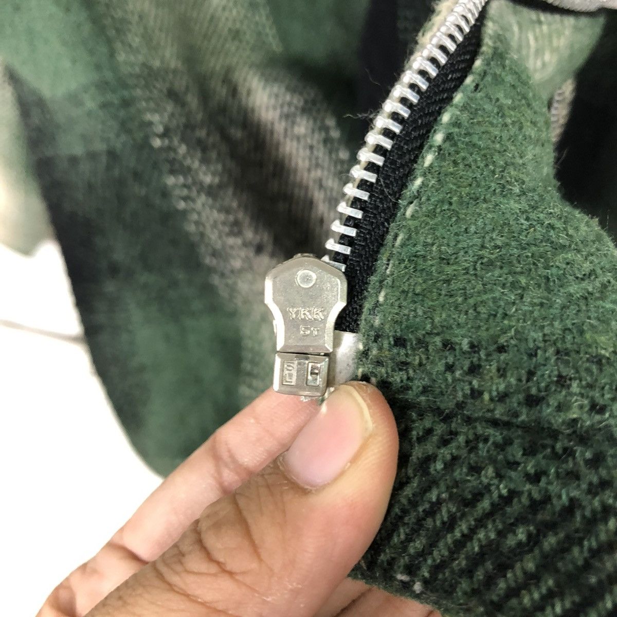Japanese Brand 🔥VINTAGE WOOL ZIPPER JACKET SNOWBOARDS SIMS TARTAN DESIGN Size US S / EU 44-46 / 1 - 19 Thumbnail