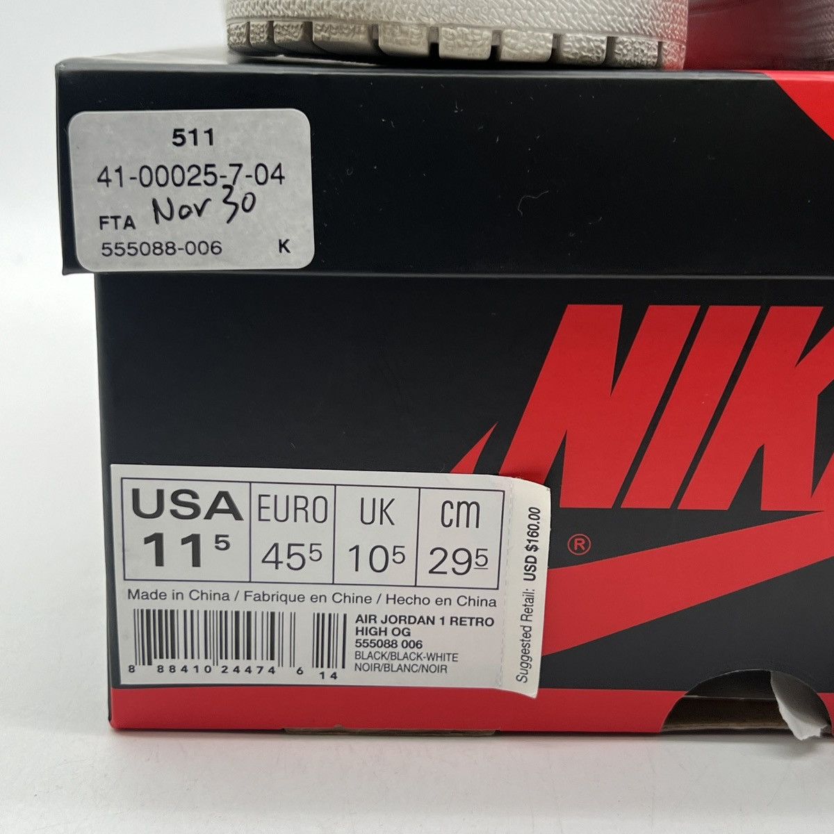 Nike Air Jordan 1 High Cyber Monday Size US 11.5 / EU 44-45 - 6 Thumbnail