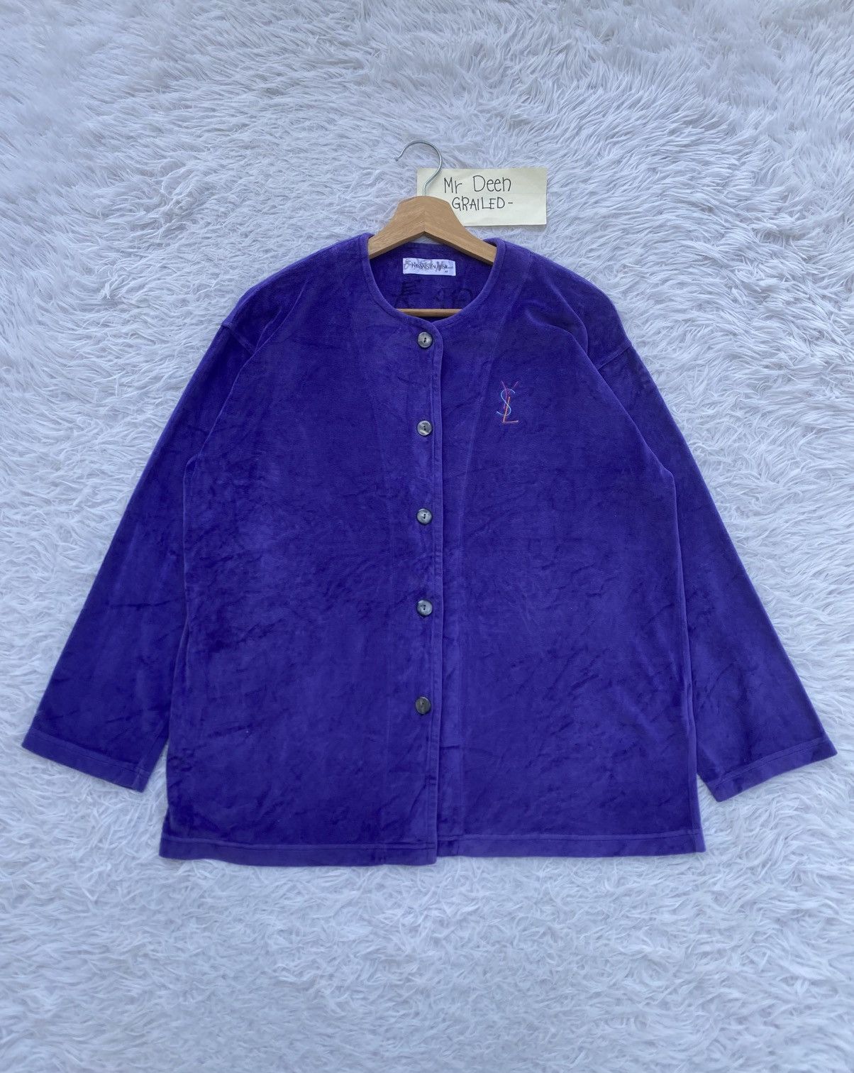 Yves Saint Laurent Rare Vintage Yves Saint Laurent Buttons Jacket Size US M / EU 48-50 / 2 - 1 Thumbnail