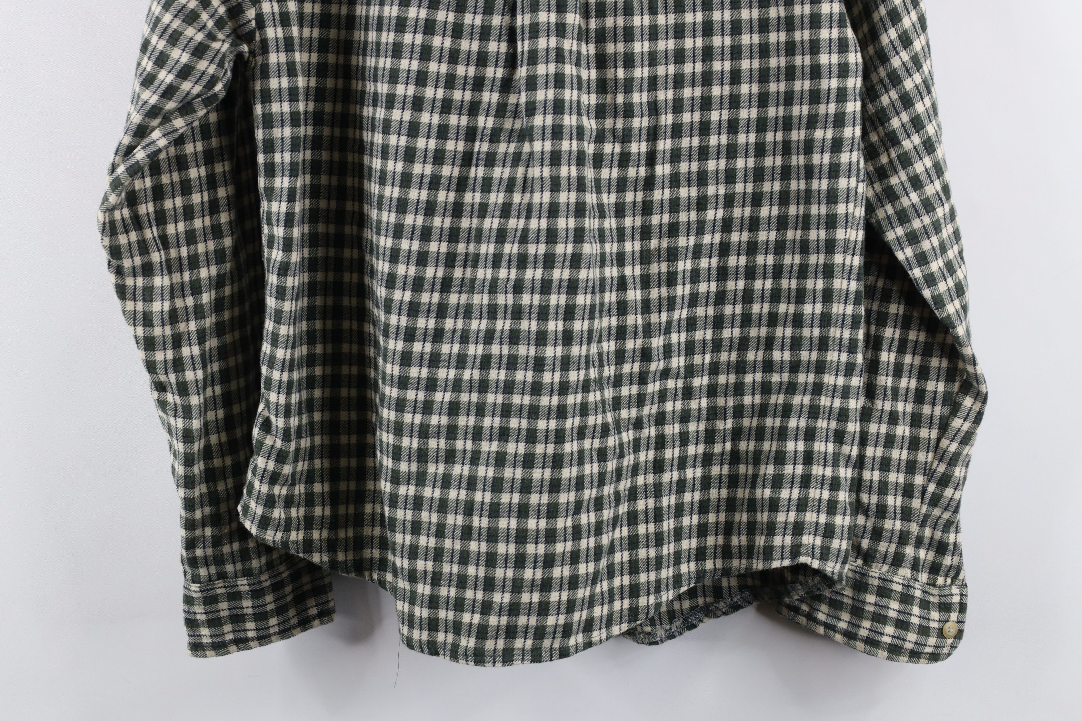 J.Crew × Vintage Vintage 90s J Crew Flannel Collared Button Down Shirt Plaid Size US S / EU 44-46 / 1 - 8 Thumbnail
