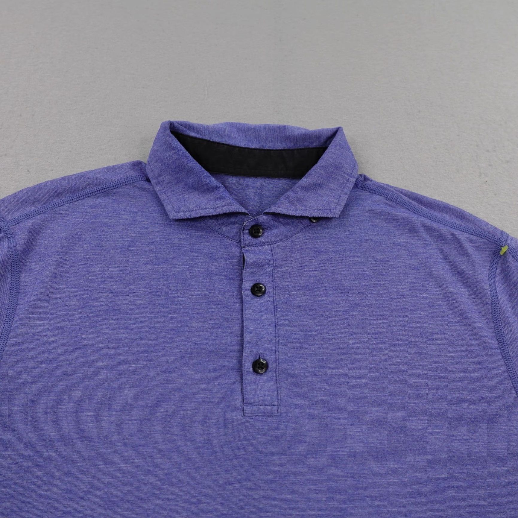 Lululemon Lululemon Polo Shirt Mens Large Blue Evolution Performance Golf Athletic Flex ^ Size US M / EU 48-50 / 2 - 2 Thumbnail