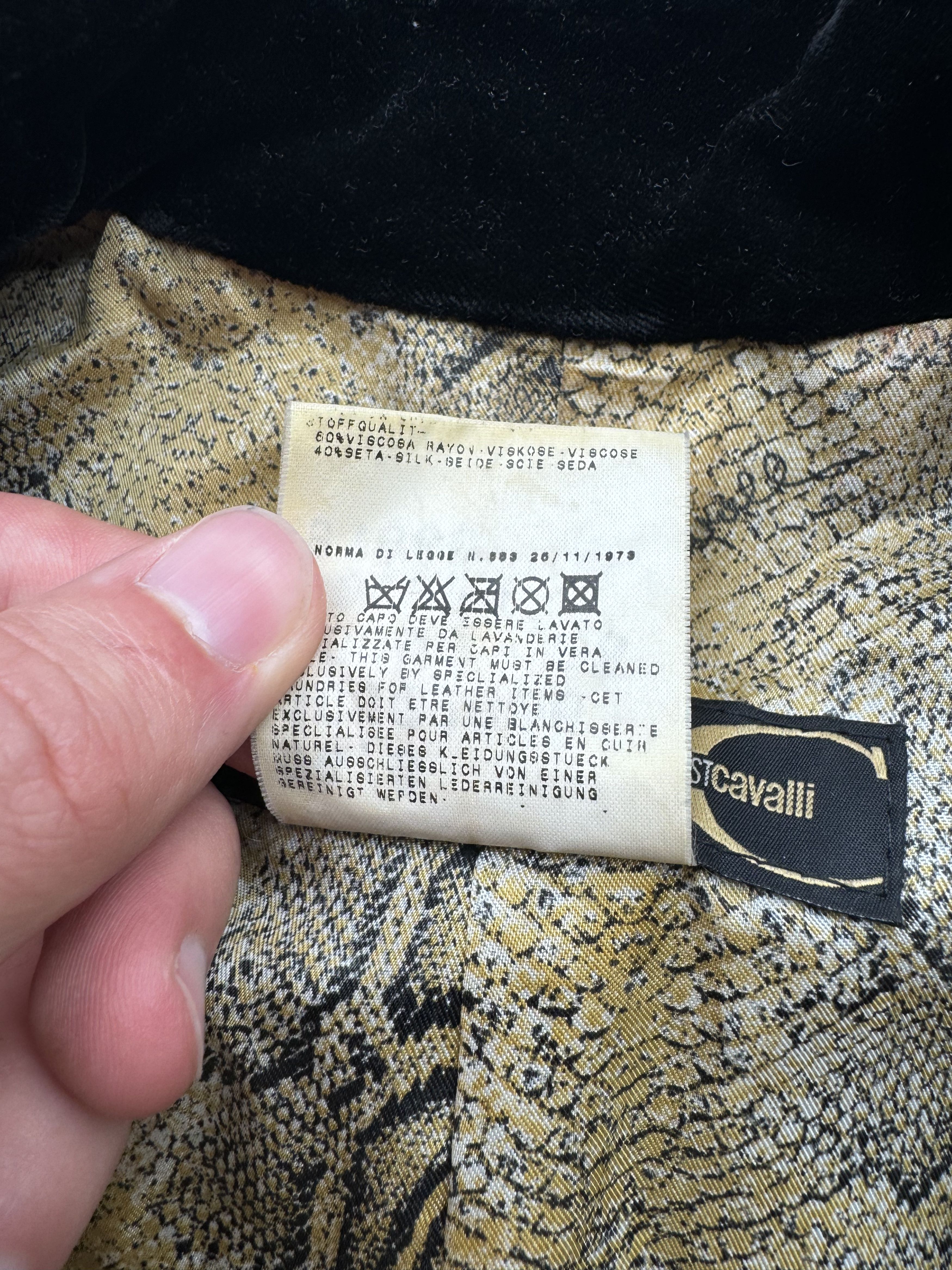 Just Cavalli × Roberto Cavalli × Vintage Just Cavalli Vintage Zipped Leather Jacket Size M / US 6-8 / IT 42-44 - 12 Thumbnail