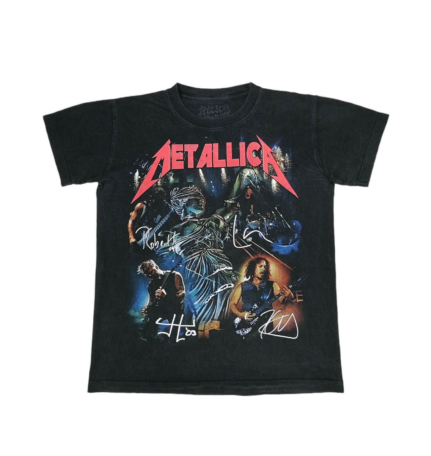 Band Tees × Metallica Rock Machine Metallica T-Shirt Rock Overprint Size US S / EU 44-46 / 1 - 1 Thumbnail