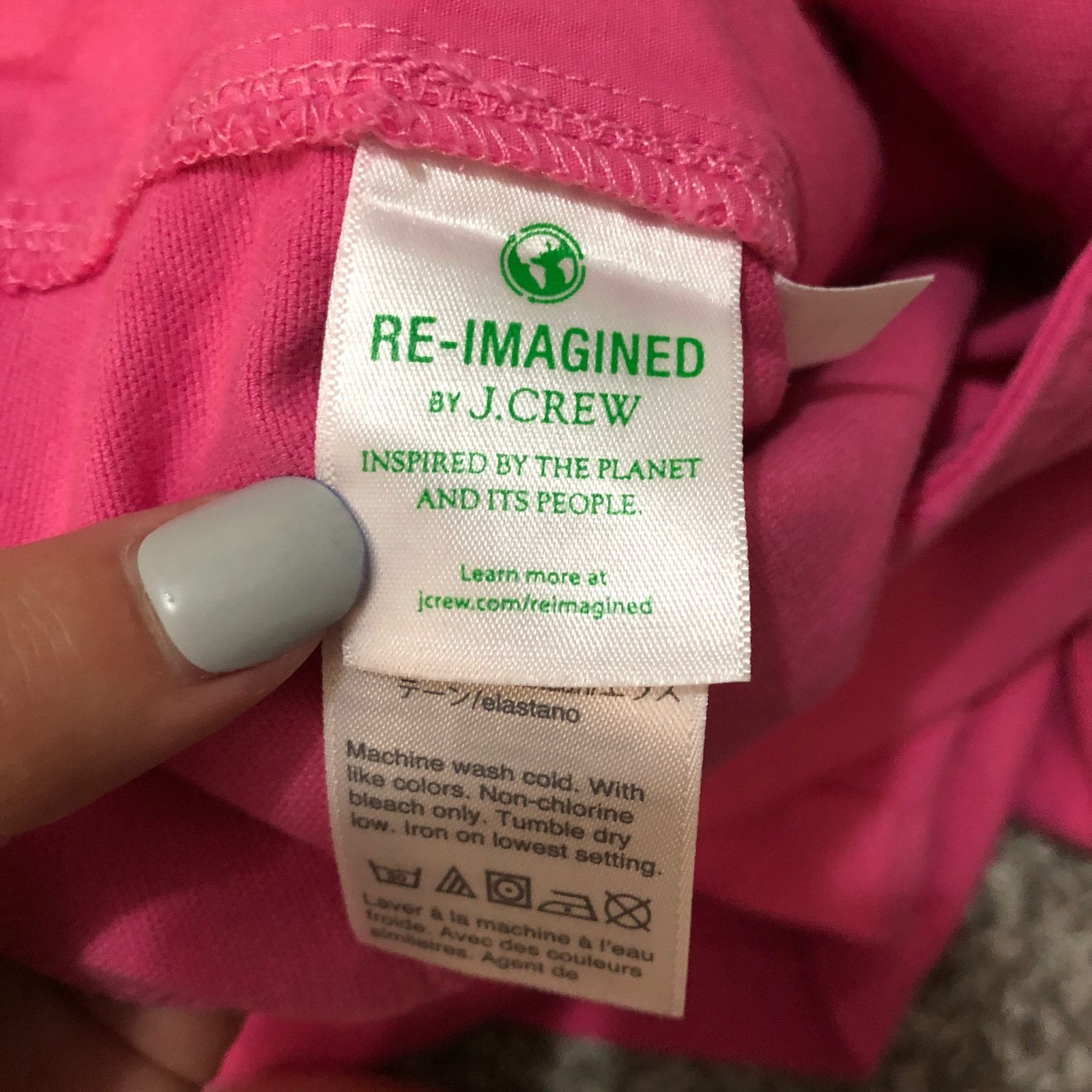J.Crew Re-Imagined Pink High-Rise Garment-Dyed Stretch Cargo Short Size 34" / US 12 / IT 48 - 6 Thumbnail