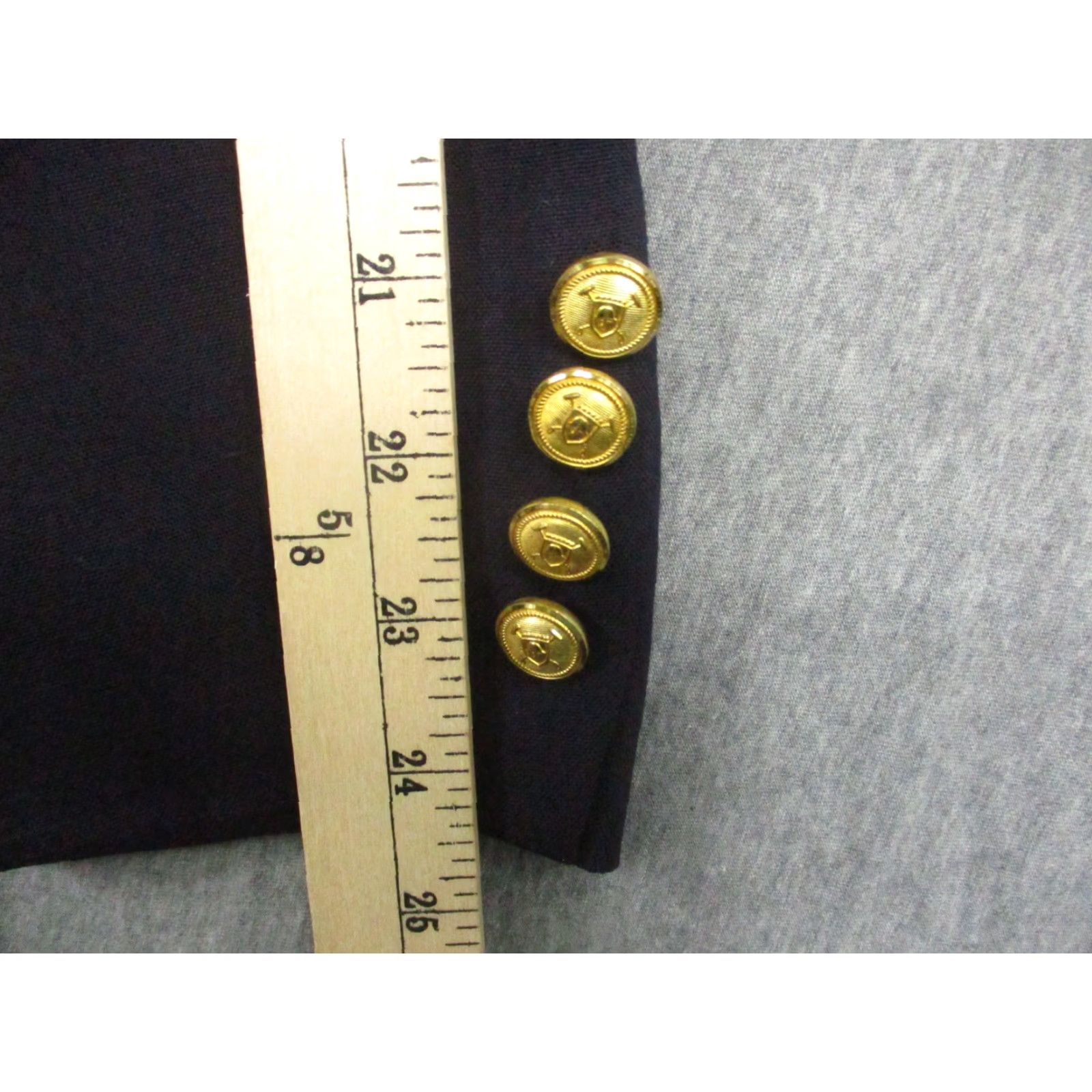 Ralph Lauren VINTAGE Ralph Lauren Polo University Club Blazer Mens 44 Navy Blue Wool Gold Buttons USA Size US XXL / EU 58 / 5 - 6 Thumbnail