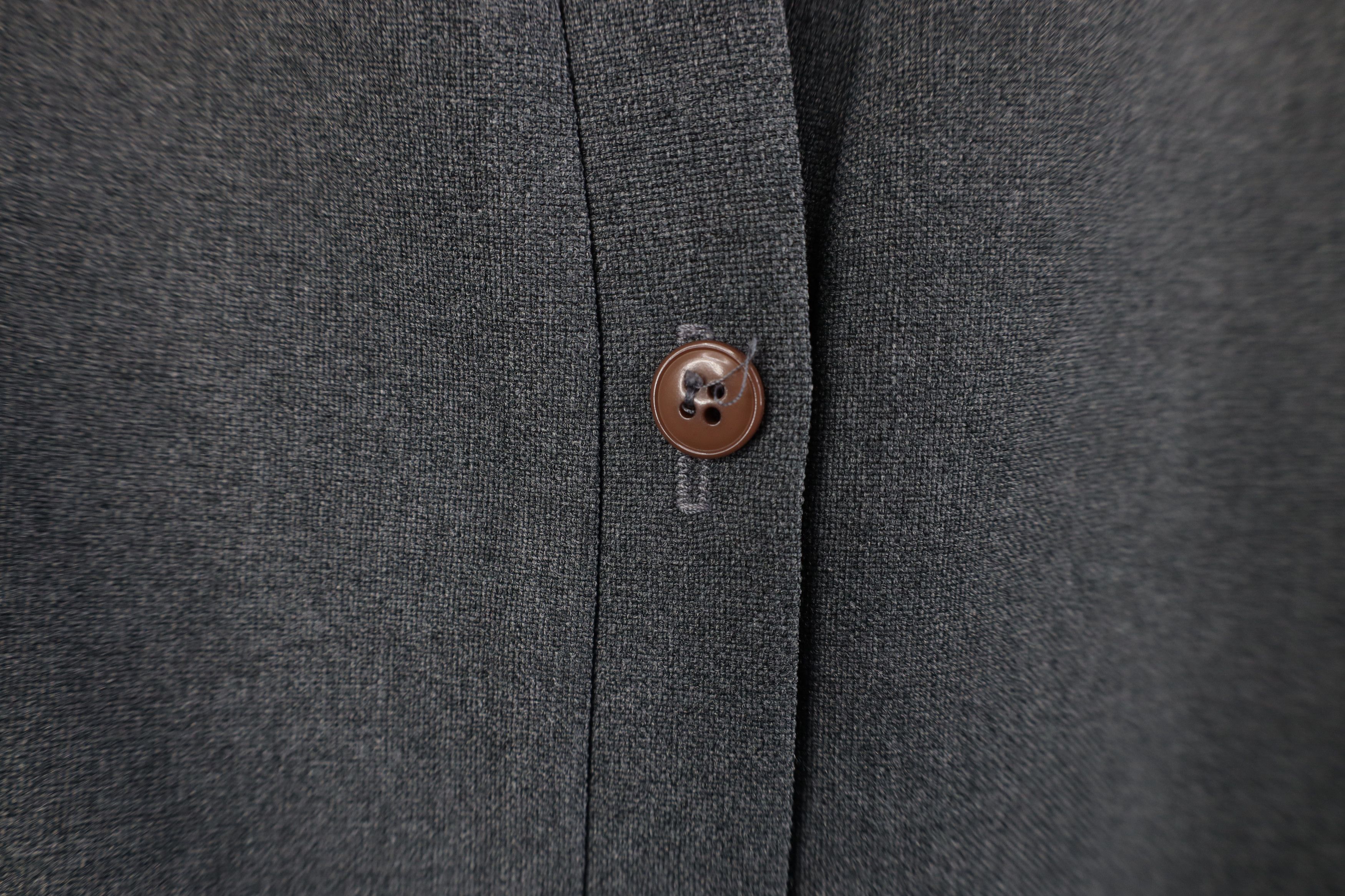 Levi's Vintage 70s Levis Knit Button Vest Jacket Heather Gray USA Size S / US 4 / IT 40 - 4 Thumbnail