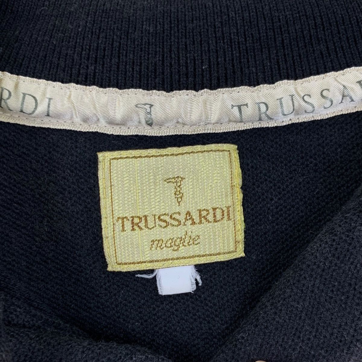 Other Vintage TRUSSARDI MAGLIE ITALY Pocket Polo Tee Shirt Size M / US 6-8 / IT 42-44 - 6 Thumbnail