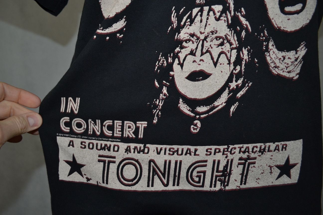 Band Tees × KISS × Vintage 2012 KISS in Concert Band Tour T-shirt Size US M / EU 48-50 / 2 - 6 Thumbnail