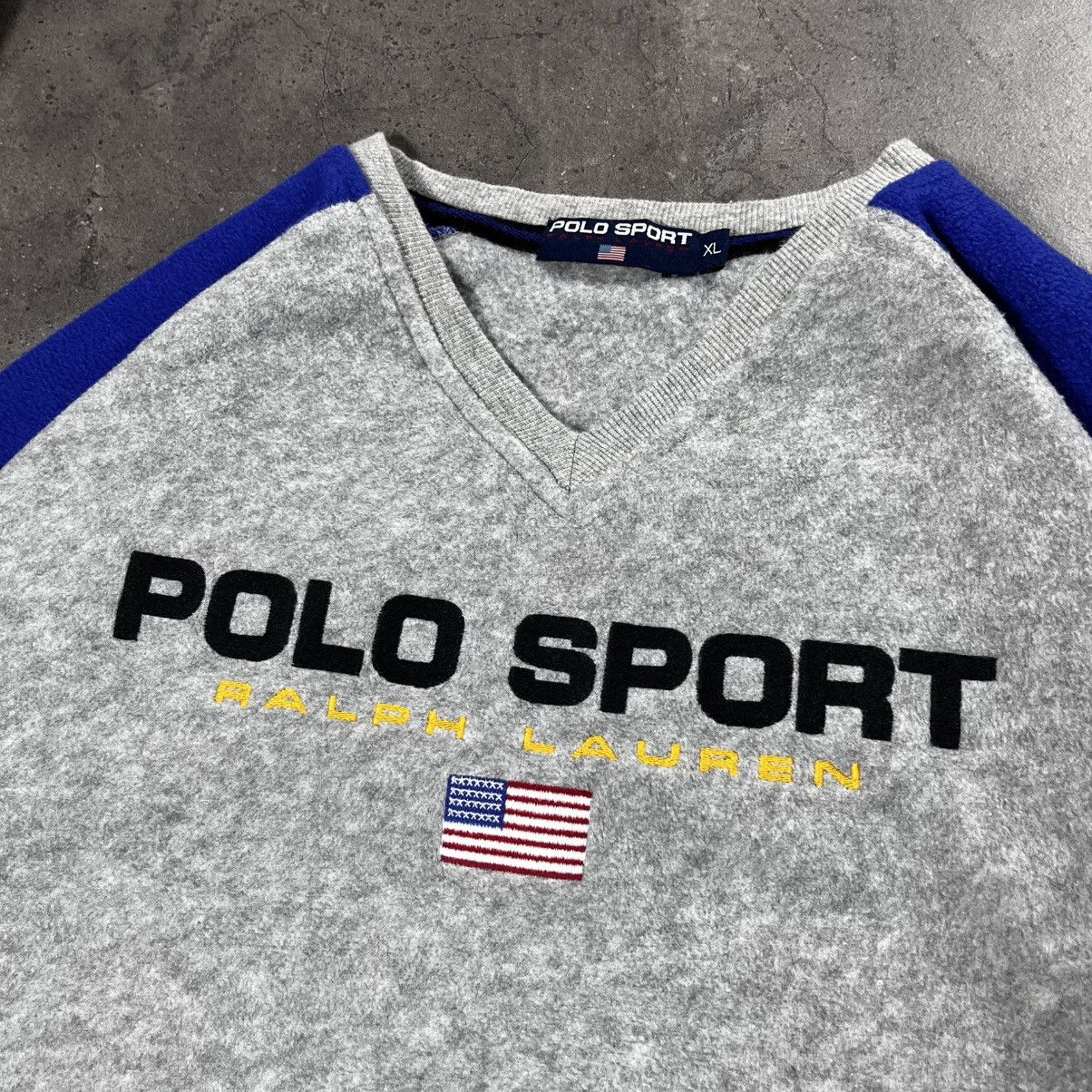 Polo Ralph Lauren Vintage 90s Polo Ralph Lauren Polo Sport Fleece Sweatshirt Size US XL / EU 56 / 4 - 7 Thumbnail
