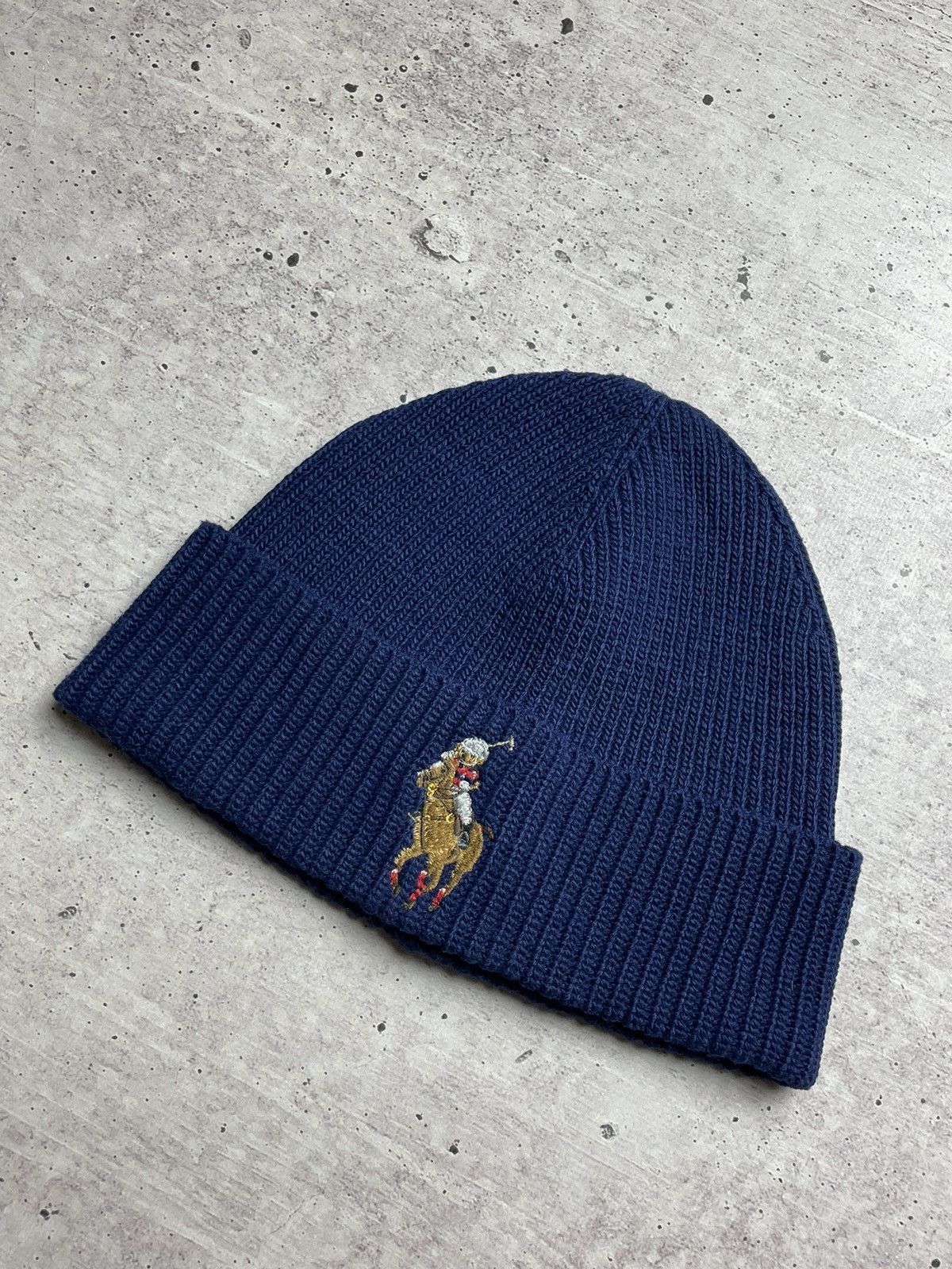 Polo Ralph Lauren × Vintage Rare Vintage Polo Ralph Lauren Beanie Hat Size ONE SIZE - 2 Thumbnail