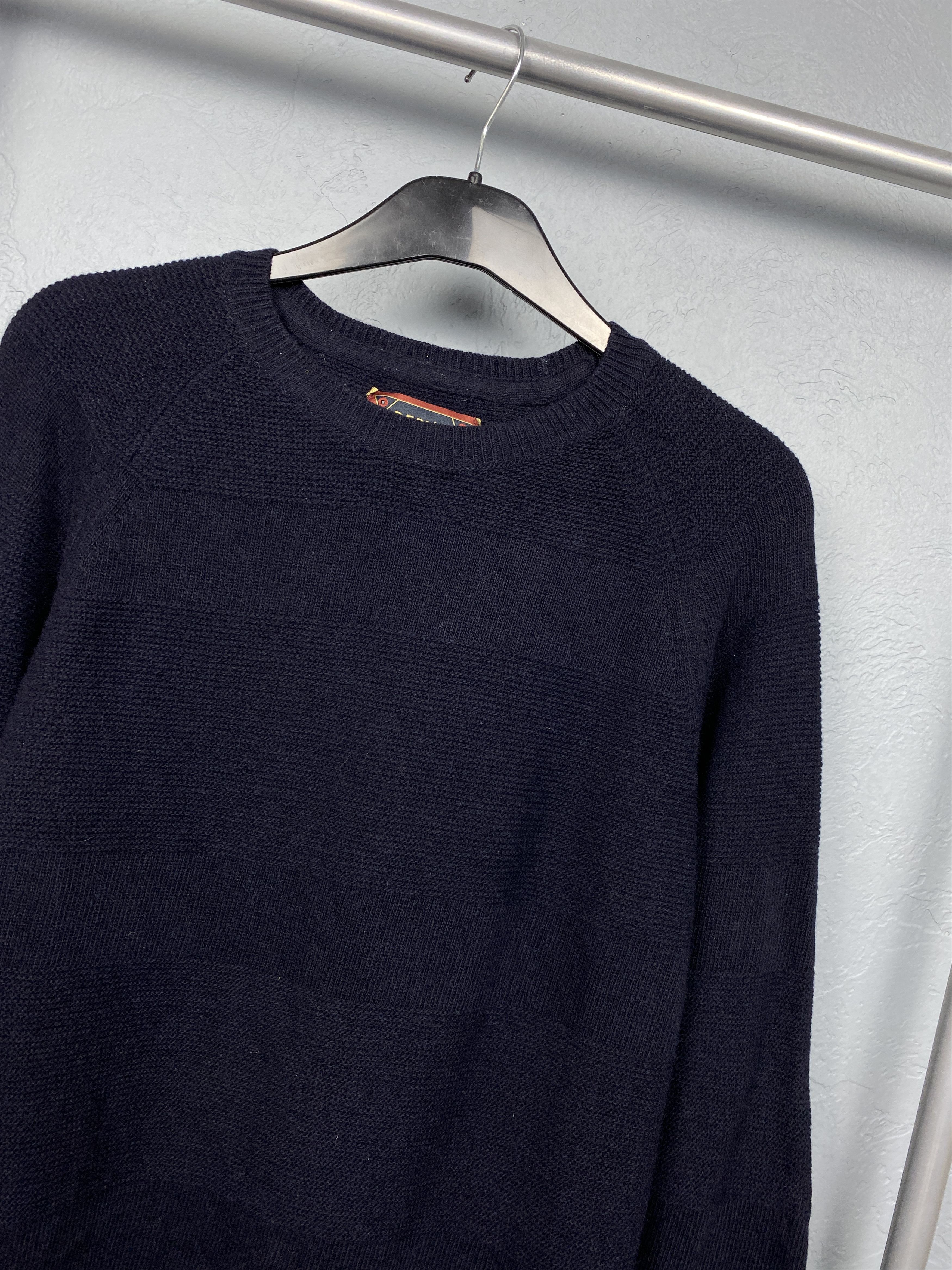 Barbour × Vintage Barbour Dept (B) Vintage Mens Wool Knit Sweater Size US L / EU 52-54 / 3 - 2 Thumbnail