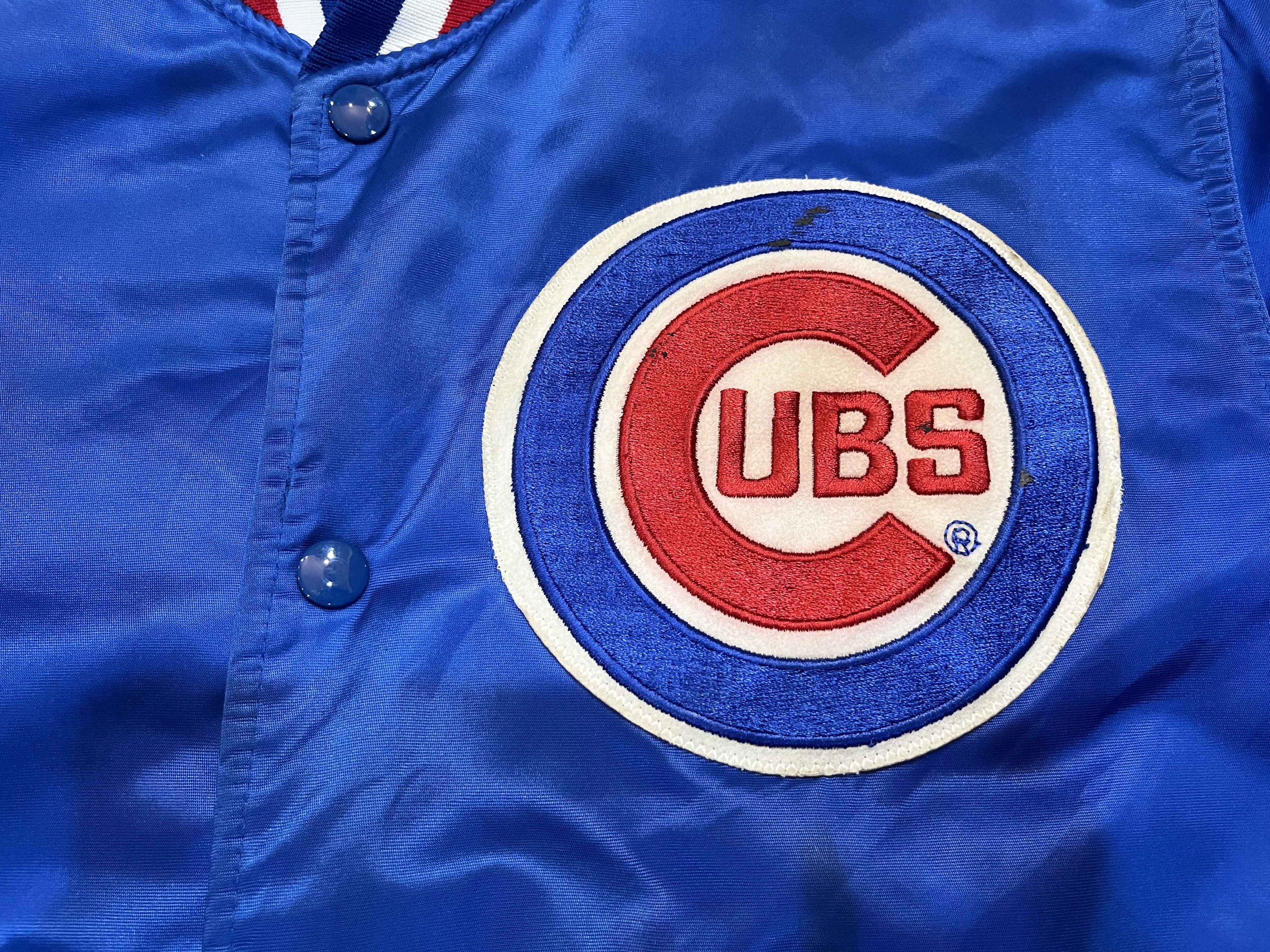 MLB × Starter × Vintage Vintage Starter MLB Chicago Cubs Bomber Satin Jacket Size US M / EU 48-50 / 2 - 2 Thumbnail