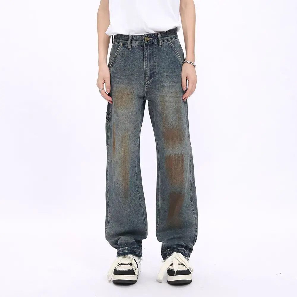 Designer × Japanese Brand Vintage Hip Hop Streetwear Loose Casual Jeans Size US 31 - 1 Thumbnail
