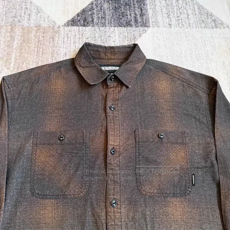 Neighborhood Neighborhood Tiger Oil Painting Plaid Shirt Size US S / EU 44-46 / 1 - 2 Thumbnail